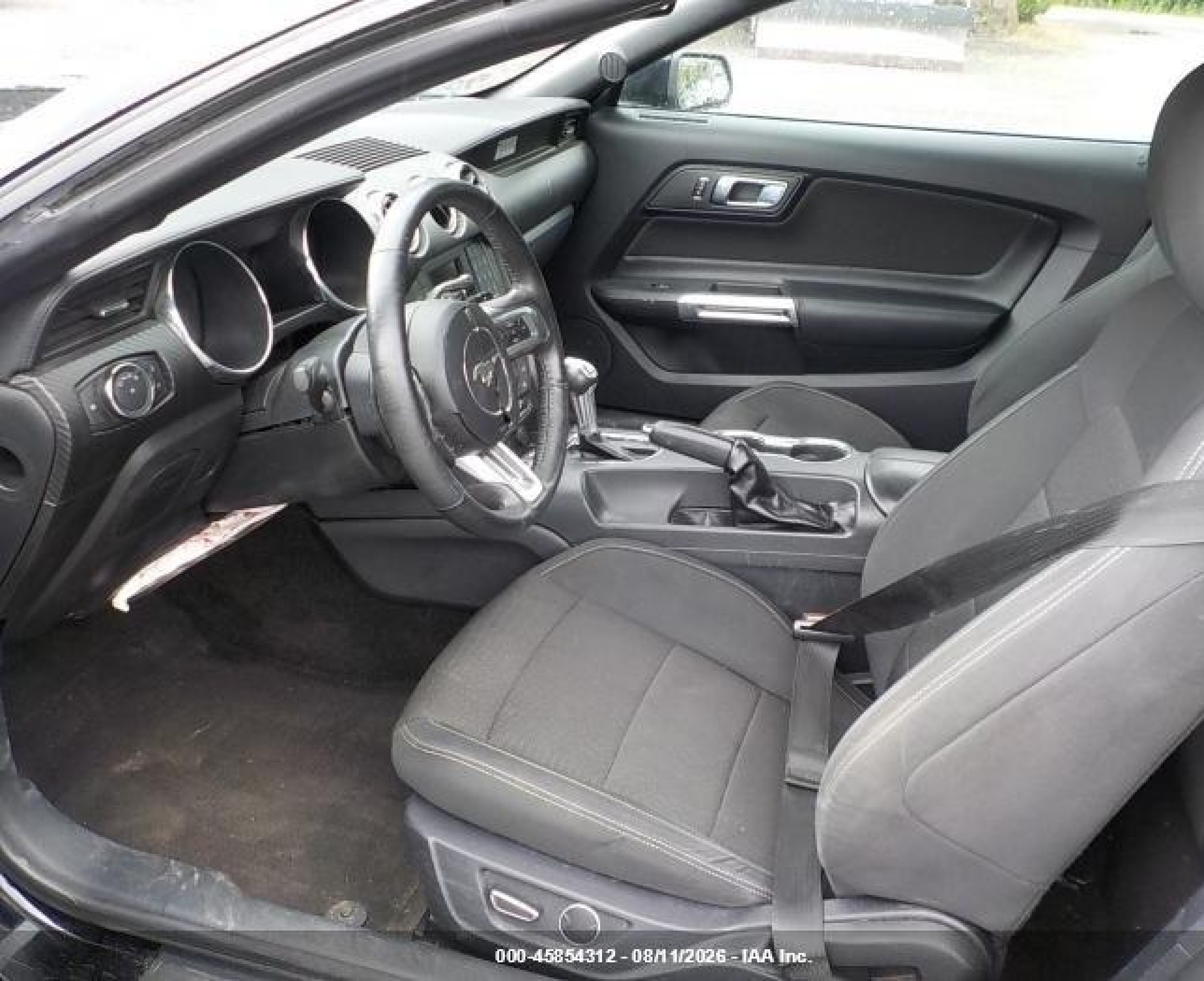 2015 Ford Mustang V6 Black vin: 1FATP8EM9F5377656