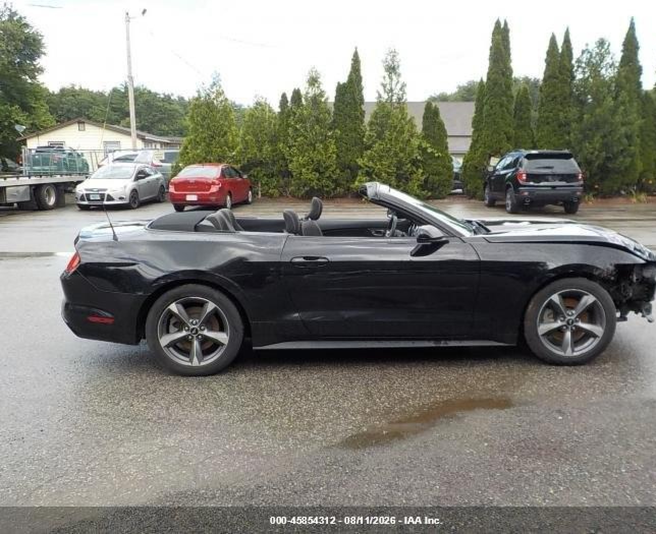 2015 Ford Mustang V6 Black vin: 1FATP8EM9F5377656