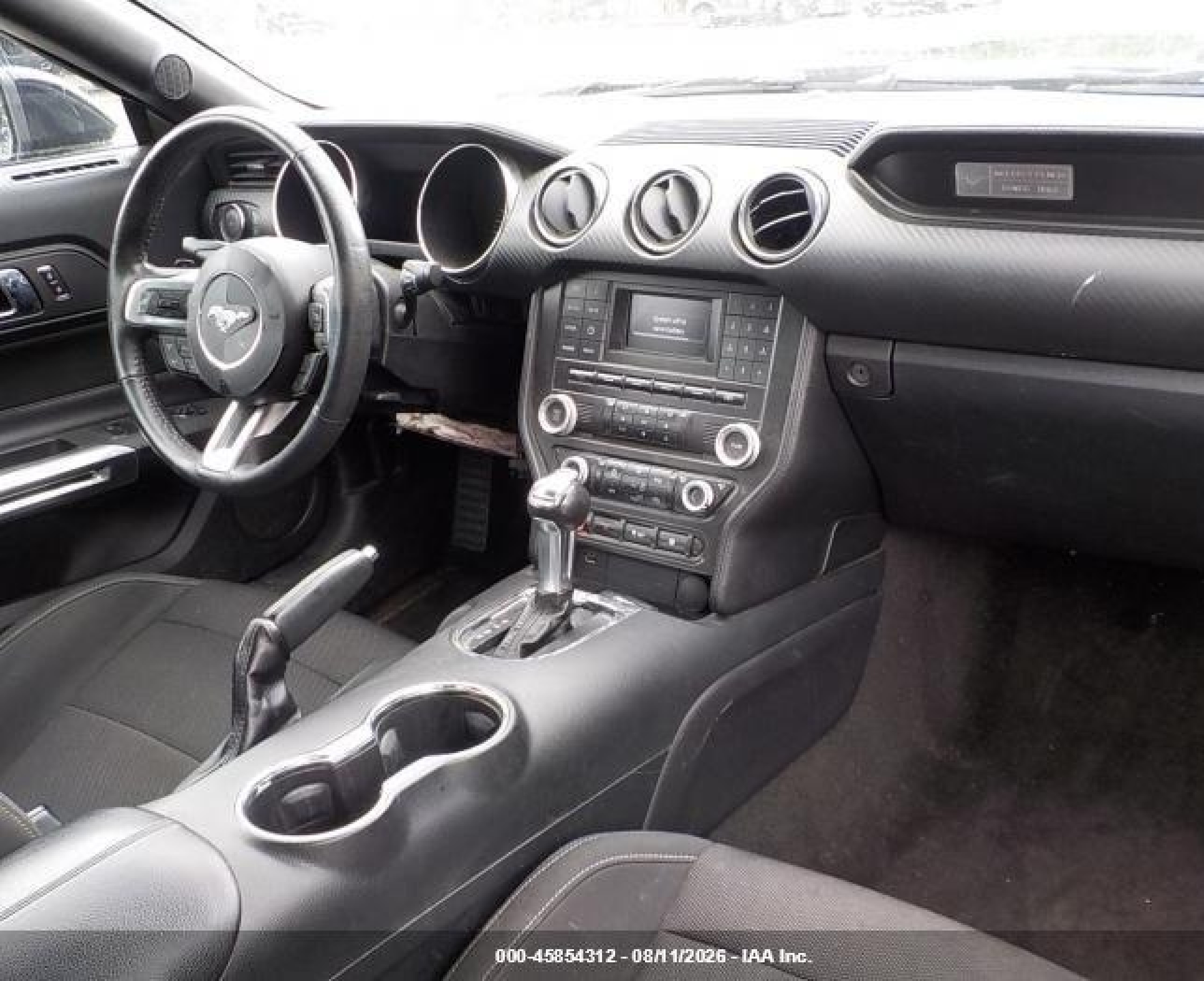 2015 Ford Mustang V6 Black vin: 1FATP8EM9F5377656