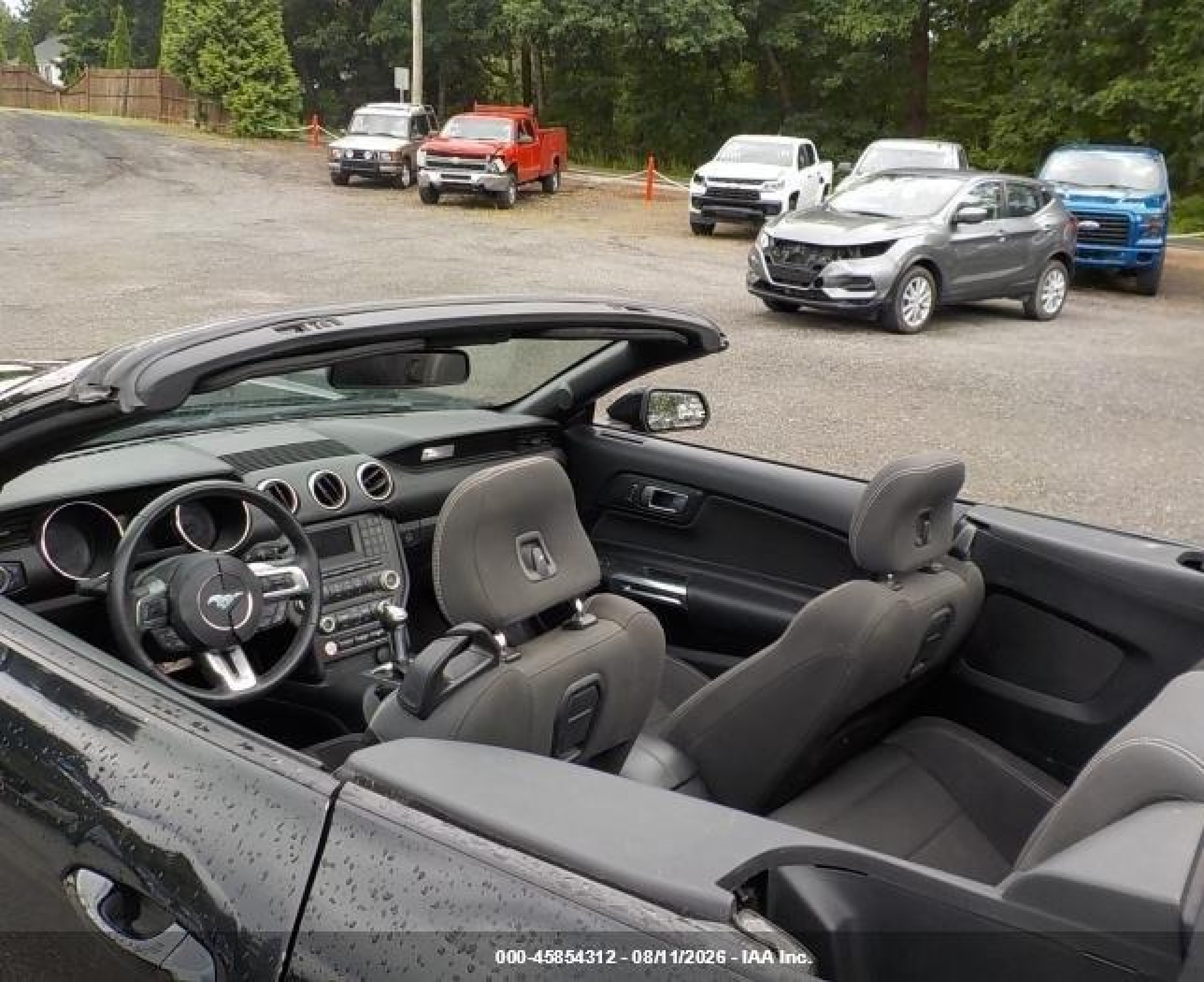 2015 Ford Mustang V6 Black vin: 1FATP8EM9F5377656