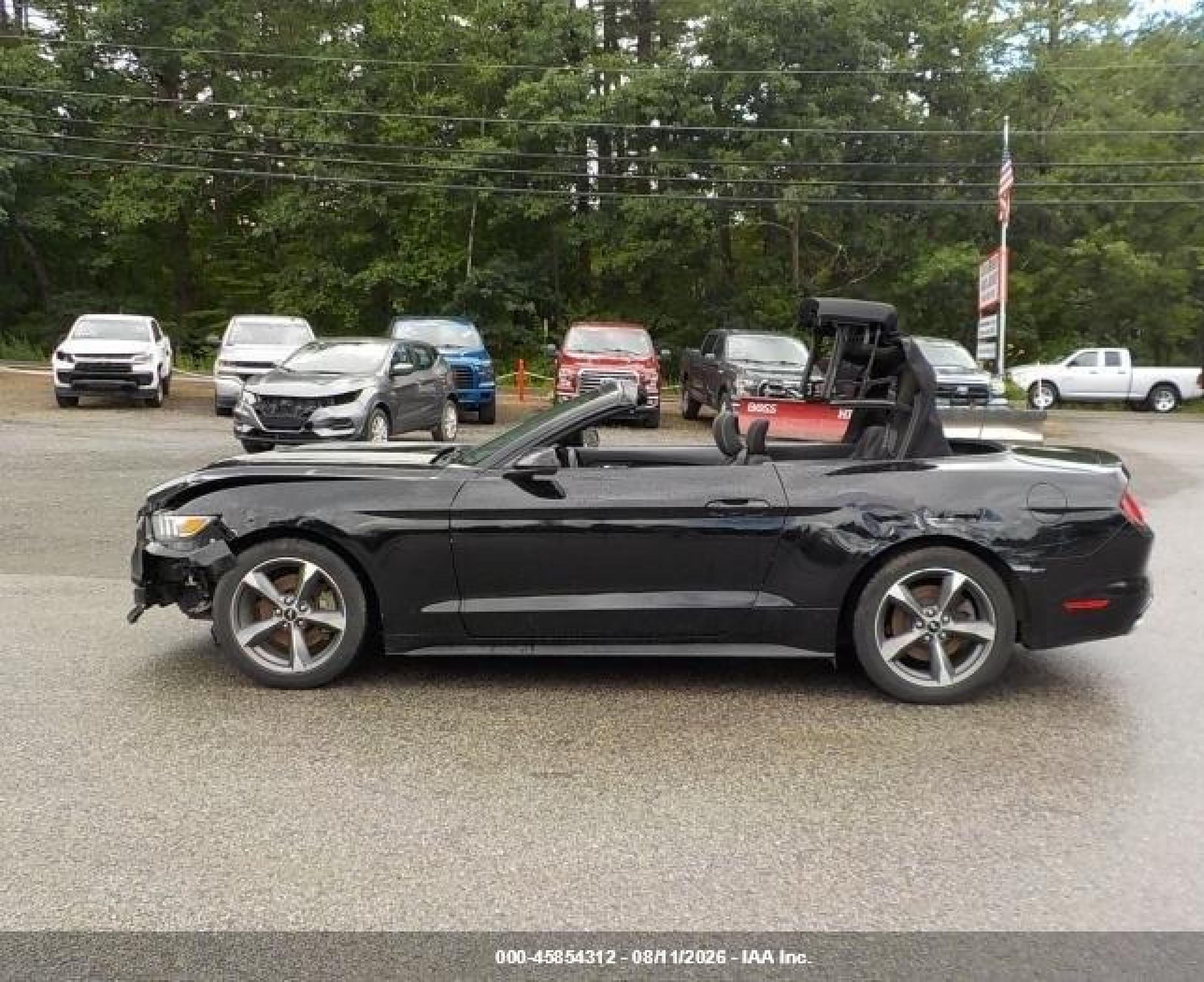 2015 Ford Mustang V6 Black vin: 1FATP8EM9F5377656