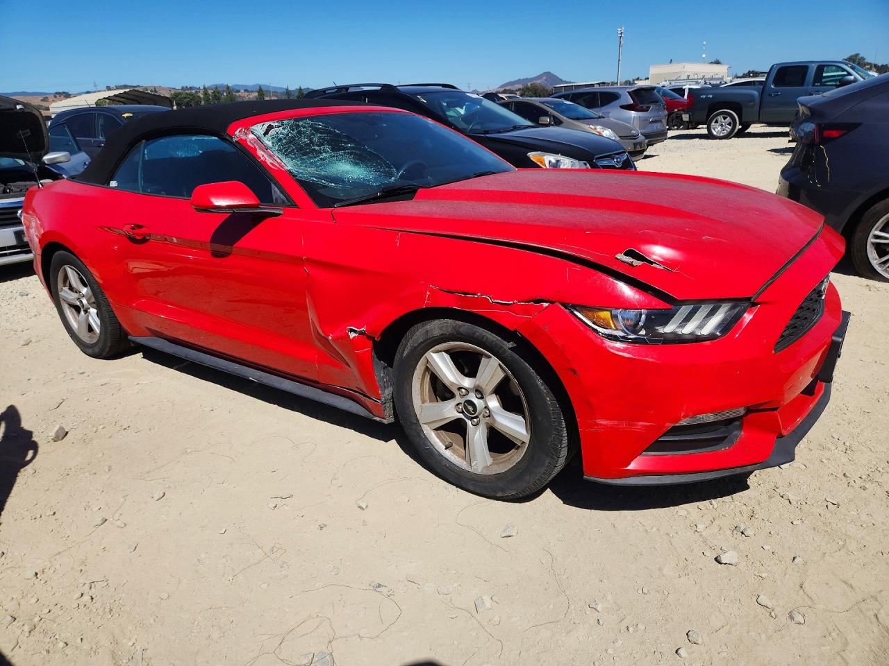 2015 Ford Mustang Красный vin: 1FATP8EMXF5418912