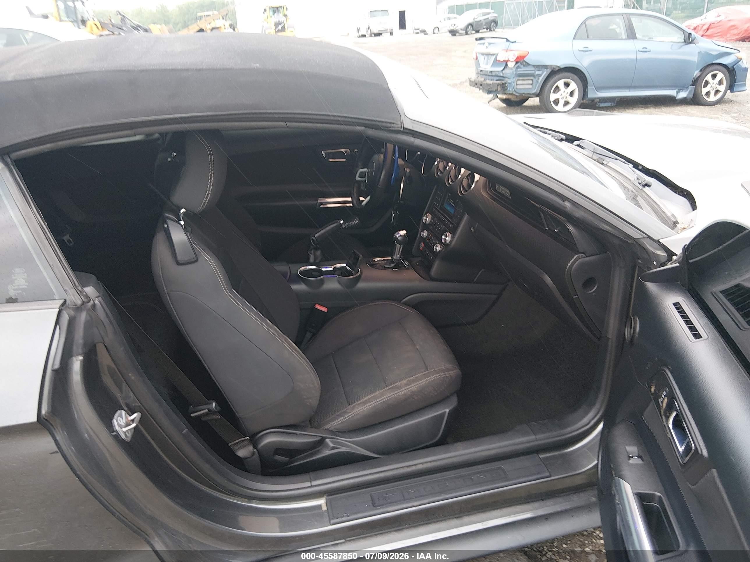 2015 Ford Mustang V6 Gray vin: 1FATP8EMXF5423138