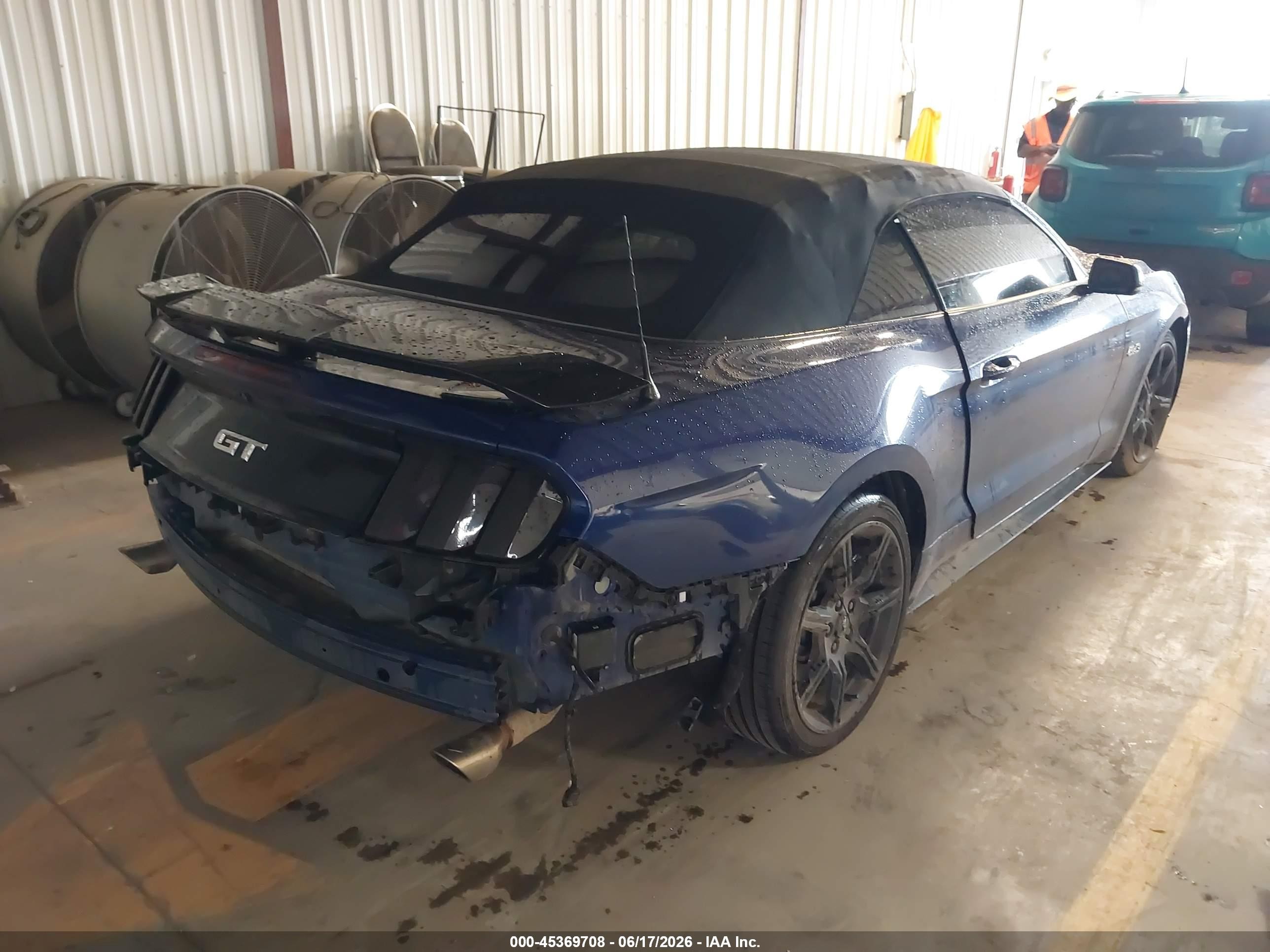 2015 Ford Mustang Gt Premium Blue vin: 1FATP8FF0F5384835