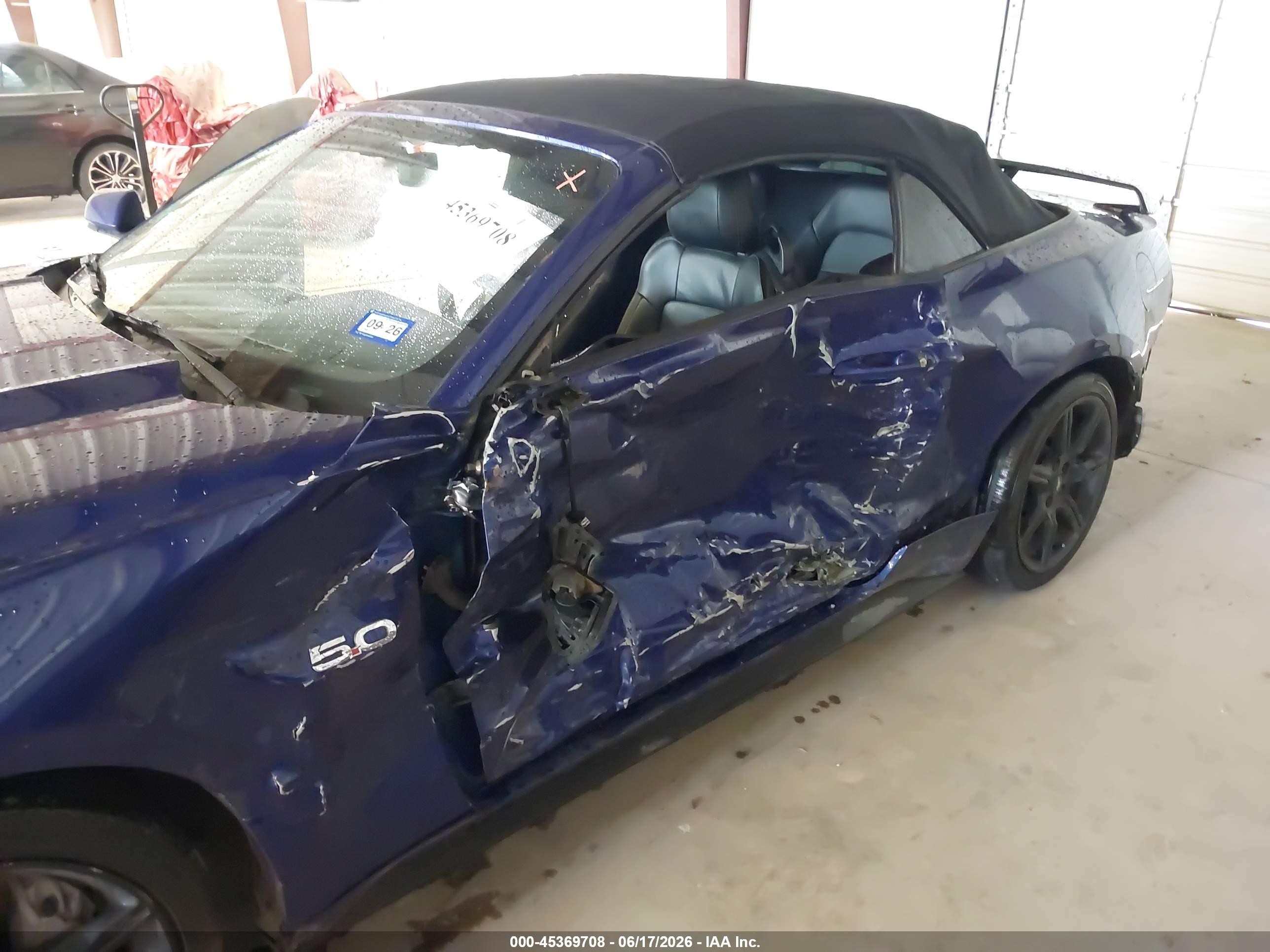 2015 Ford Mustang Gt Premium Blue vin: 1FATP8FF0F5384835