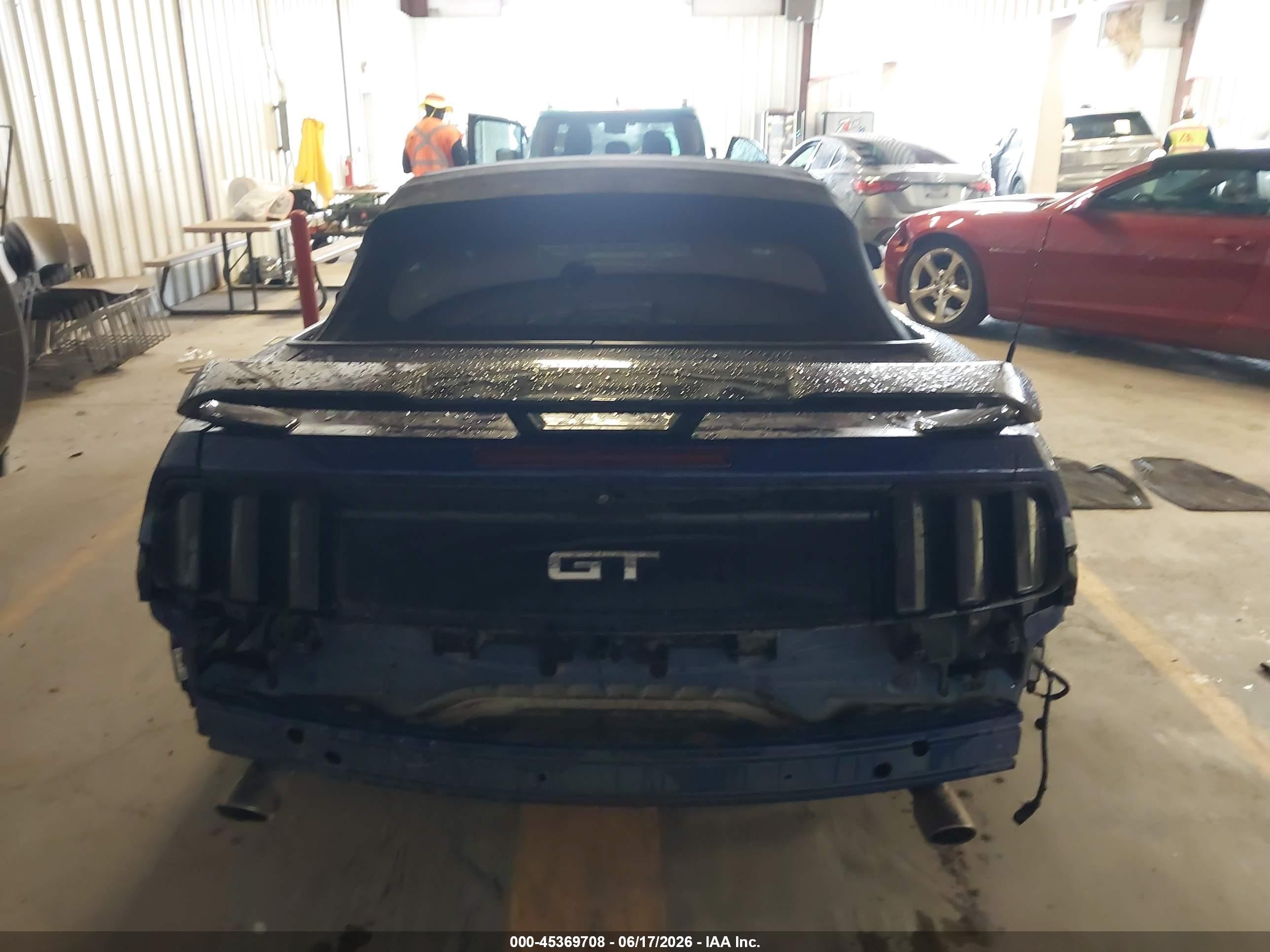 2015 Ford Mustang Gt Premium Blue vin: 1FATP8FF0F5384835