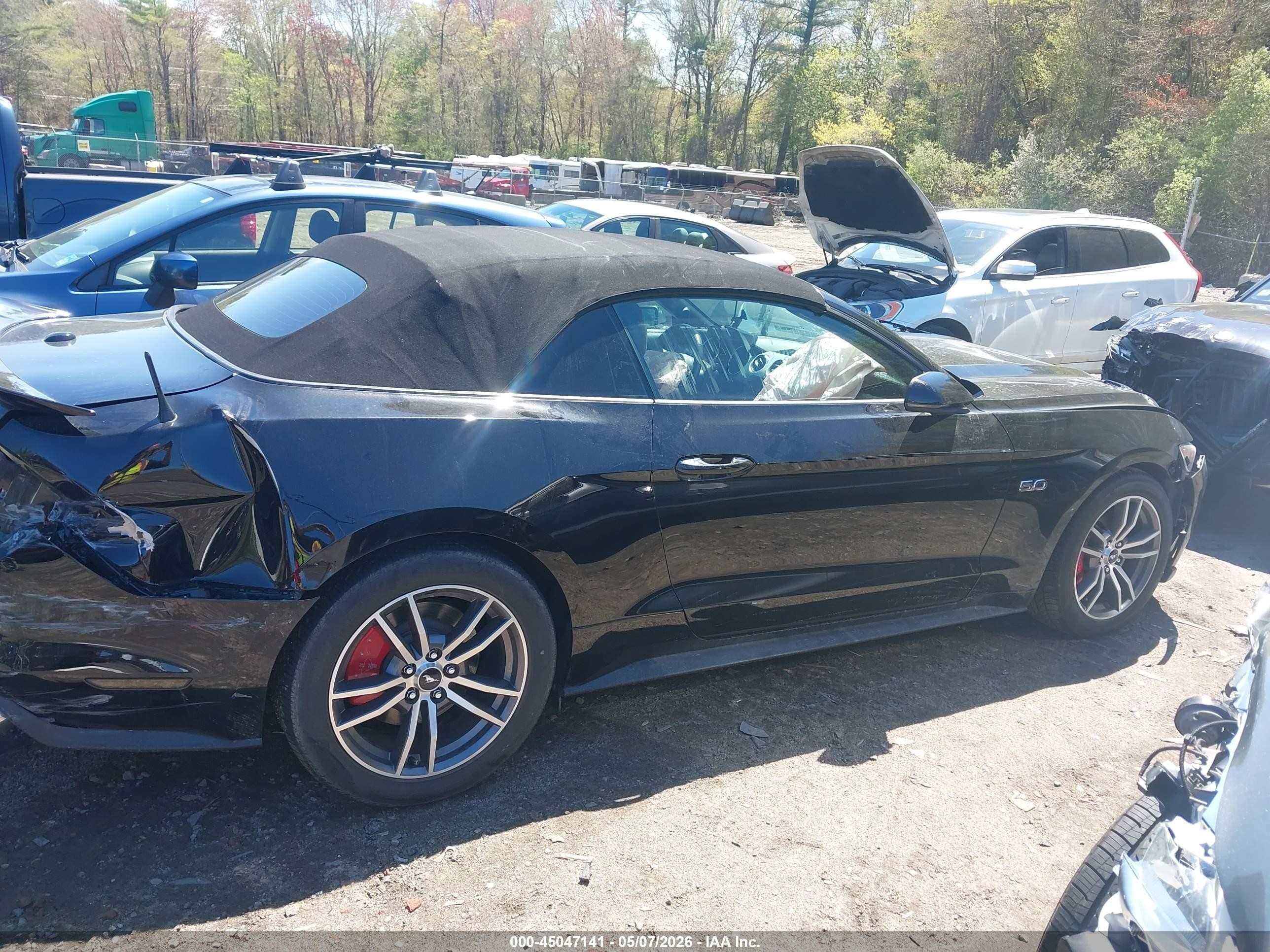 2015 Ford Mustang Gt Premium Black vin: 1FATP8FF4F5328400
