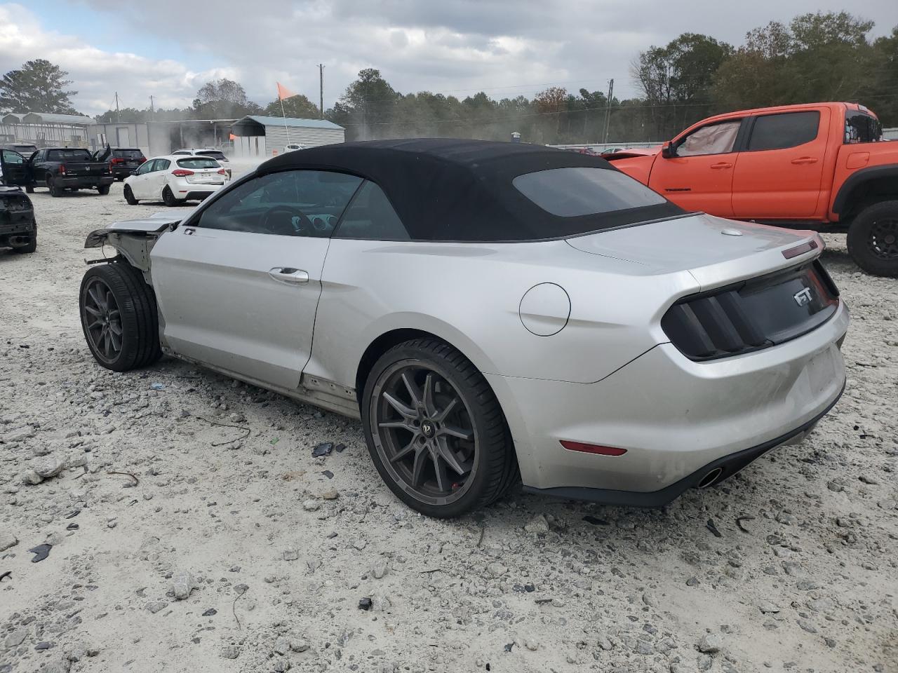 2015 Ford Mustang Gt Silver vin: 1FATP8FF4F5361588