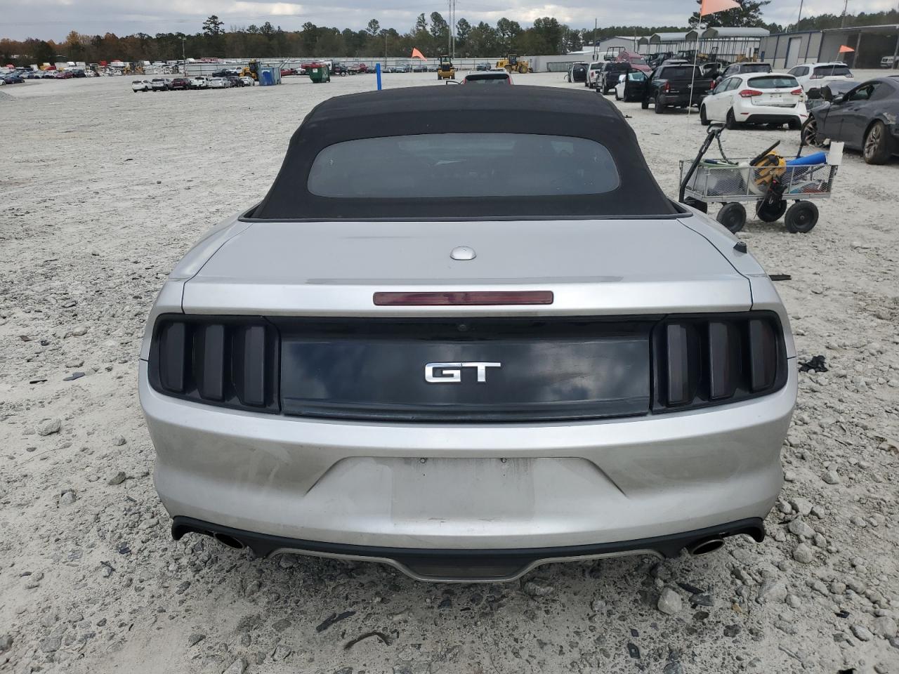 2015 Ford Mustang Gt Silver vin: 1FATP8FF4F5361588