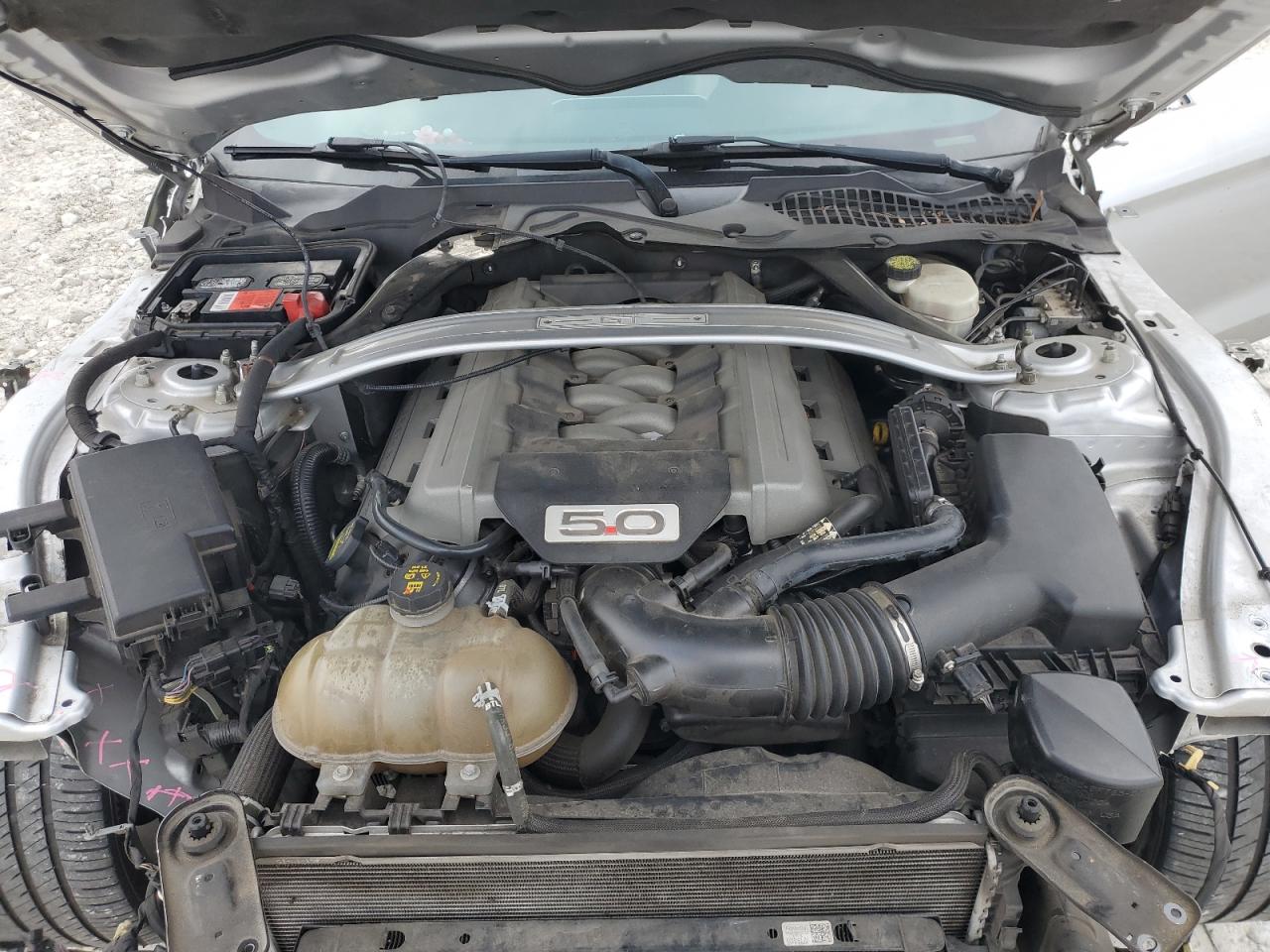 2015 Ford Mustang Gt Silver vin: 1FATP8FF4F5361588