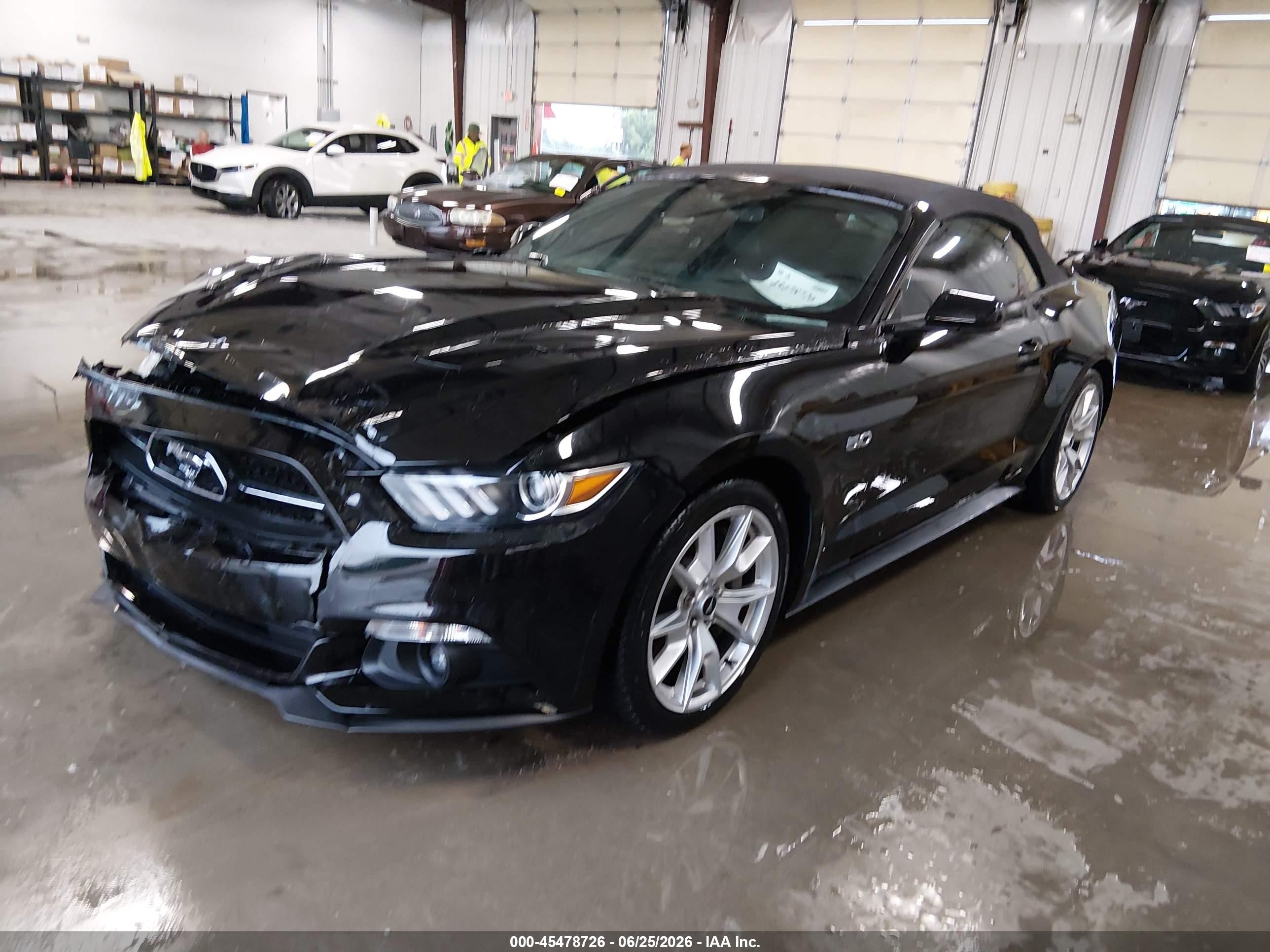 2015 Ford Mustang Gt Premium Black vin: 1FATP8FF4F5386166