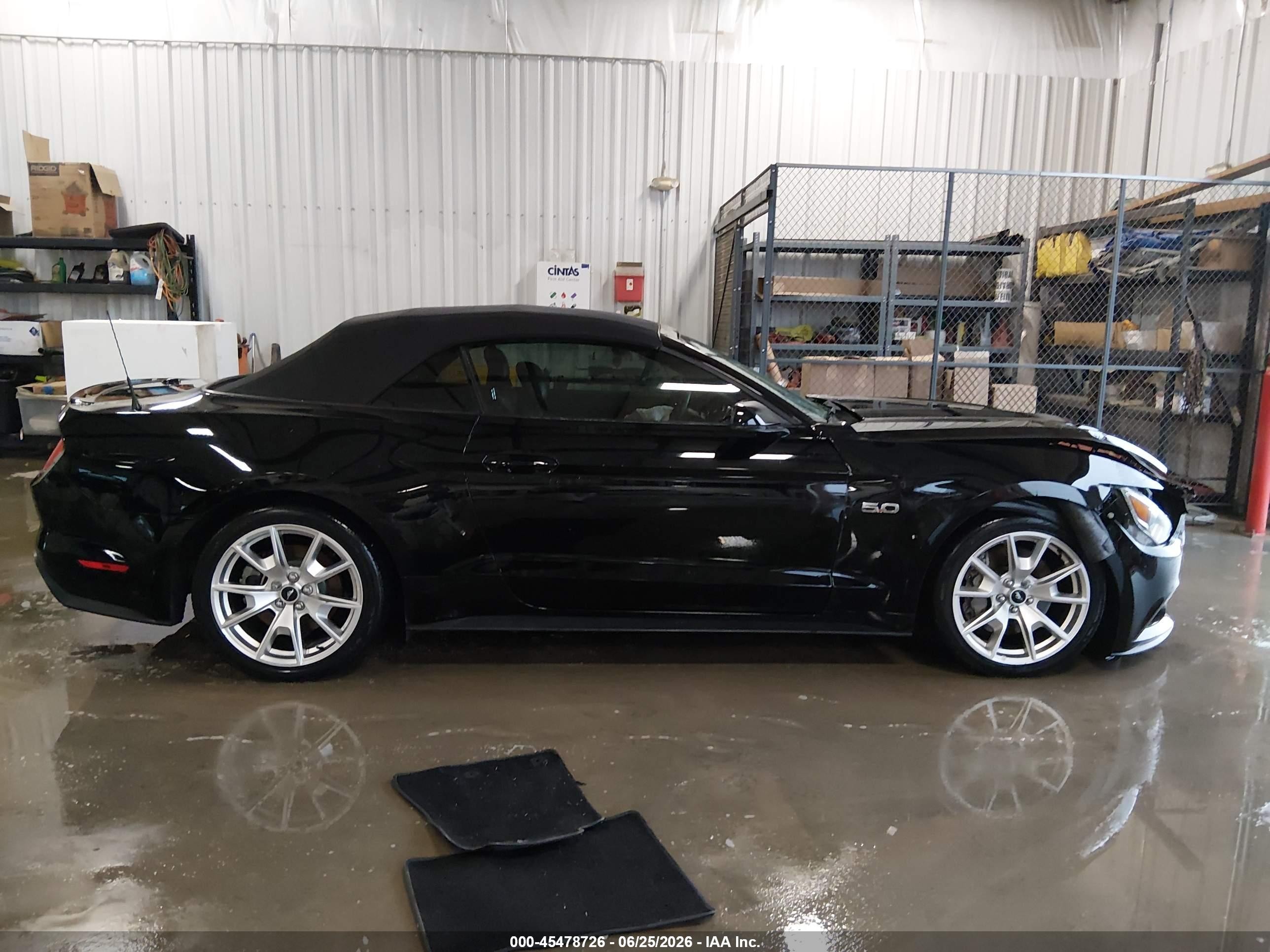 2015 Ford Mustang Gt Premium Black vin: 1FATP8FF4F5386166