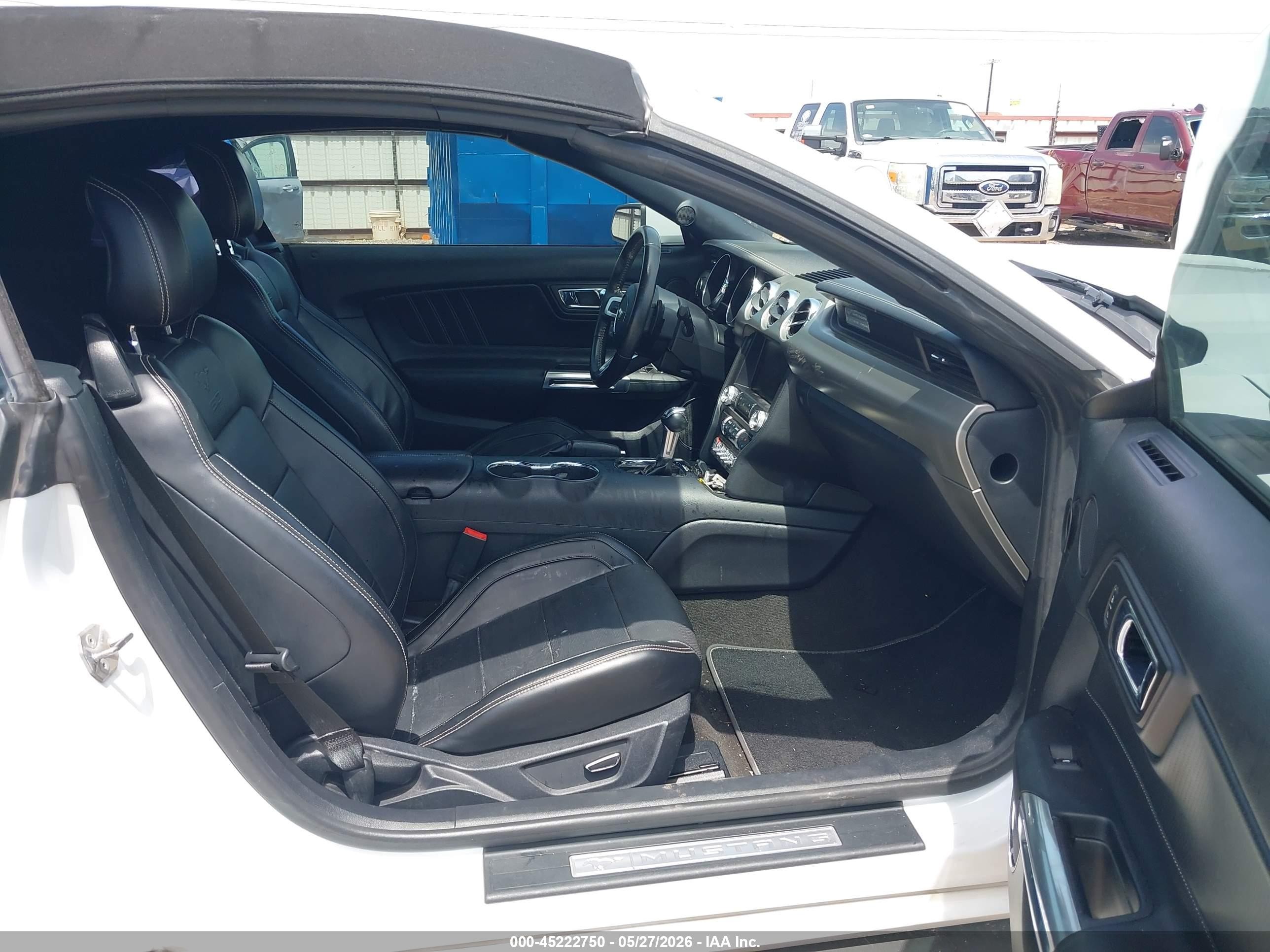 2015 Ford Mustang Gt Premium White vin: 1FATP8FF5F5362720