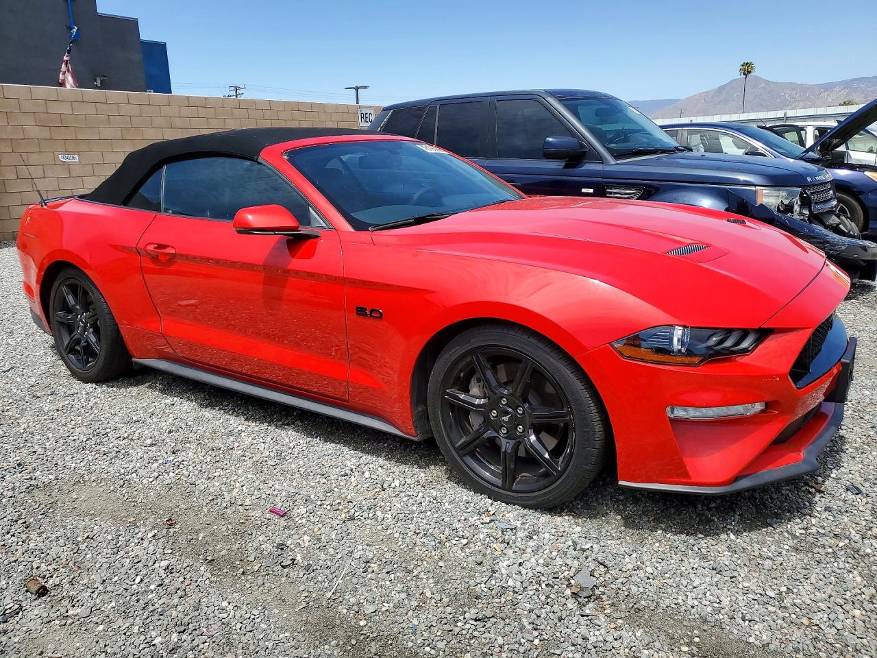 2019 Ford Mustang Gt Red vin: 1FATP8FF5K5171325