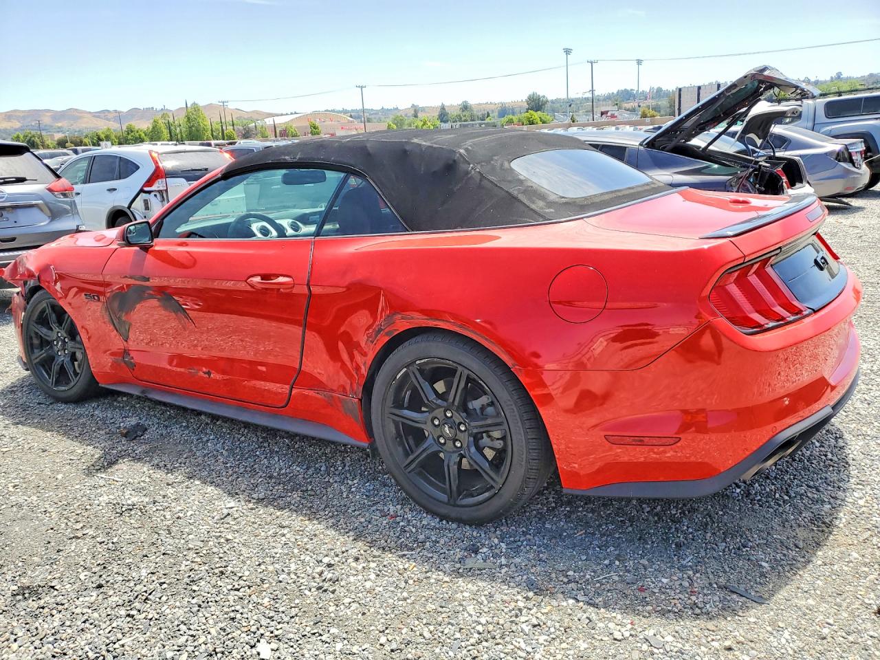 2019 Ford Mustang Gt Red vin: 1FATP8FF5K5171325