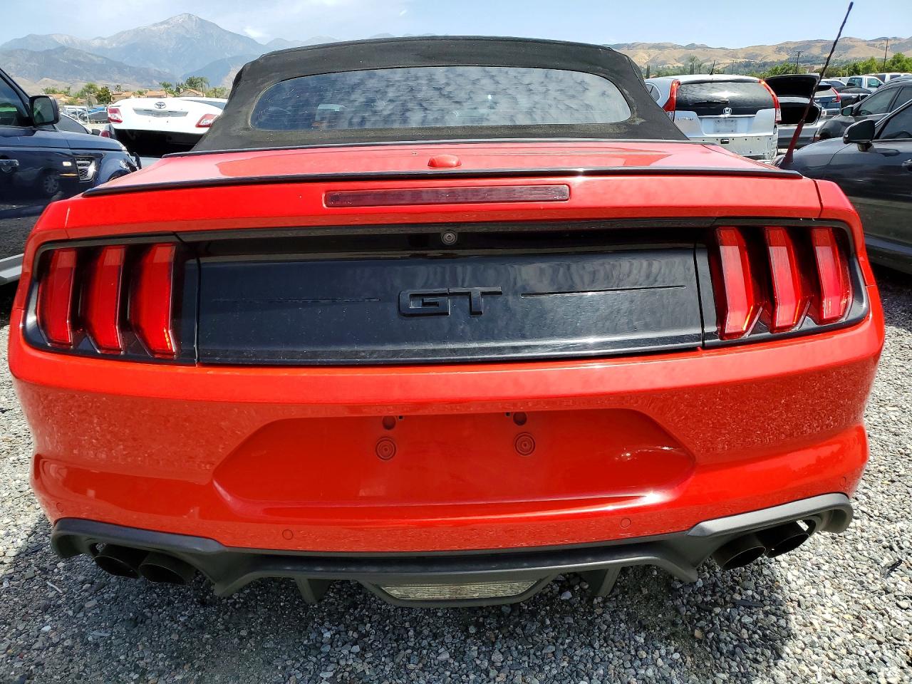 2019 Ford Mustang Gt Red vin: 1FATP8FF5K5171325