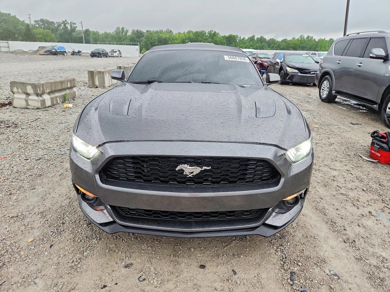 2015 Ford Mustang Gt Gray vin: 1FATP8FF8F5338444
