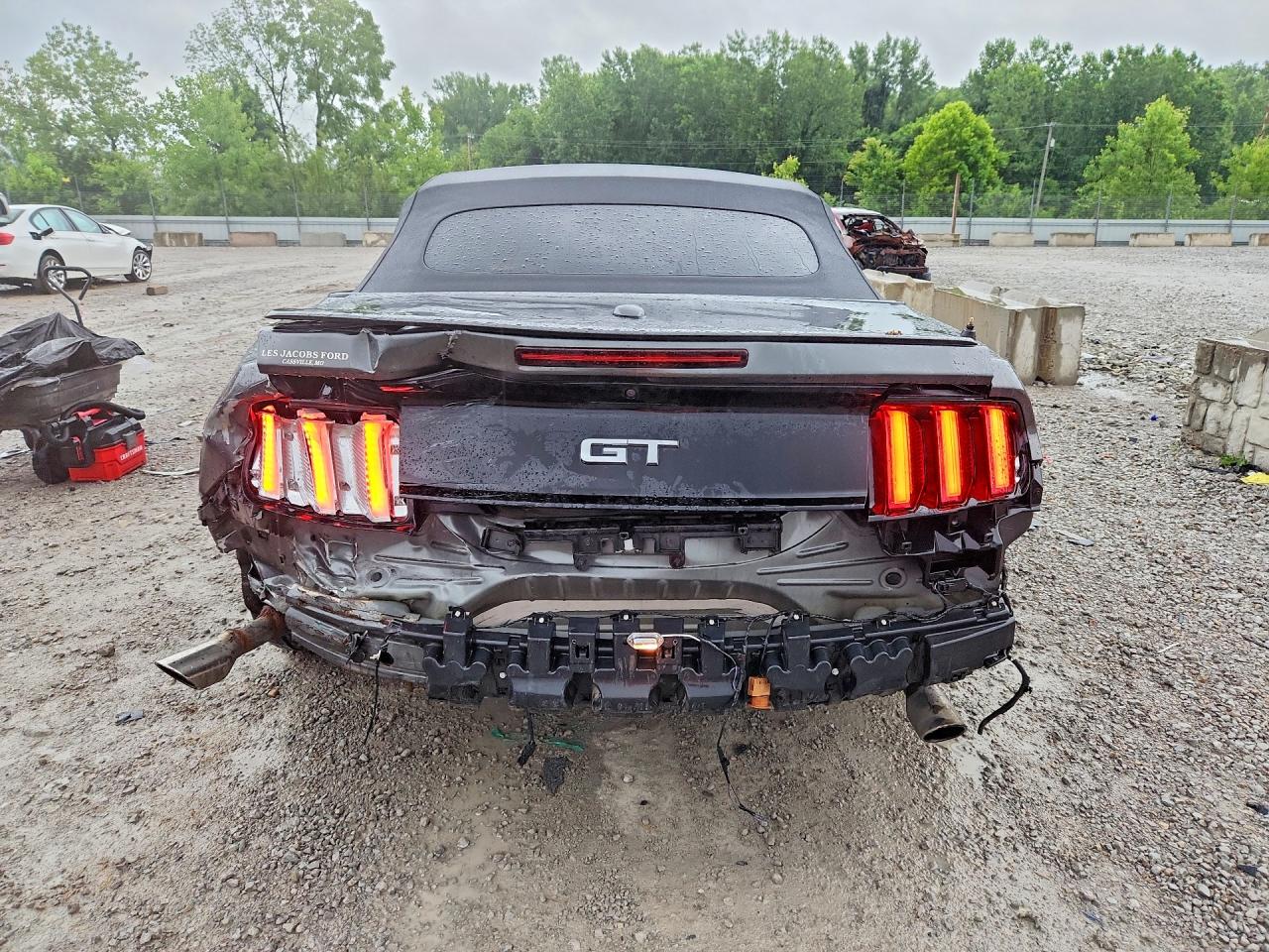 2015 Ford Mustang Gt Gray vin: 1FATP8FF8F5338444