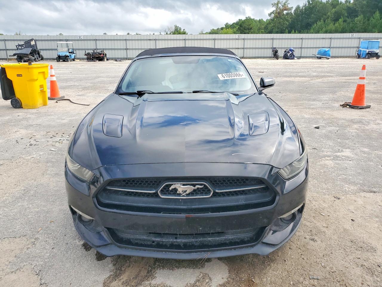 2015 Ford Mustang Gt Черный vin: 1FATP8FF8F5373713
