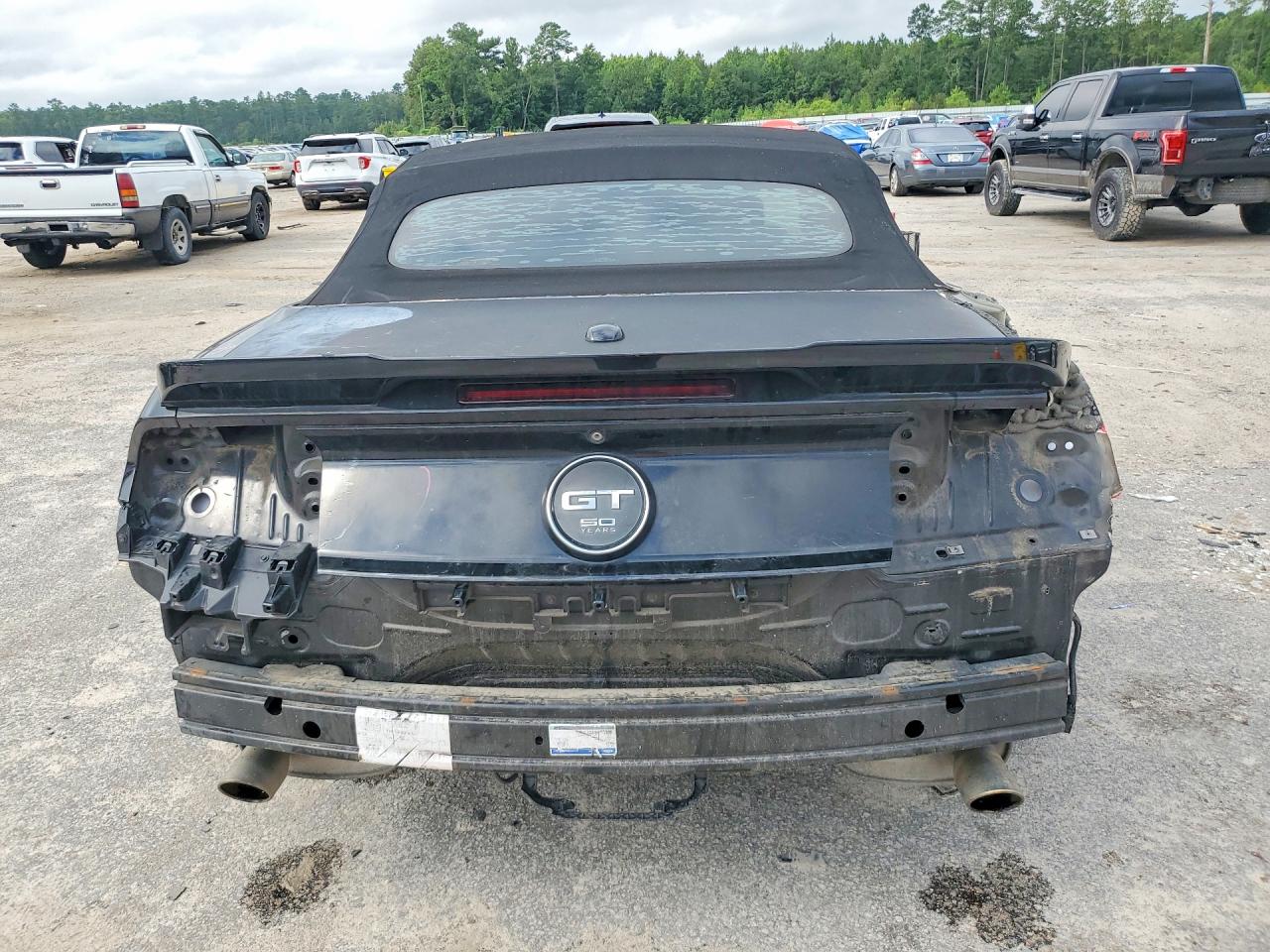 2015 Ford Mustang Gt Черный vin: 1FATP8FF8F5373713