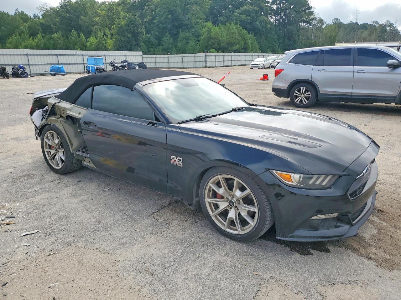 2015 Ford Mustang Gt Черный vin: 1FATP8FF8F5373713