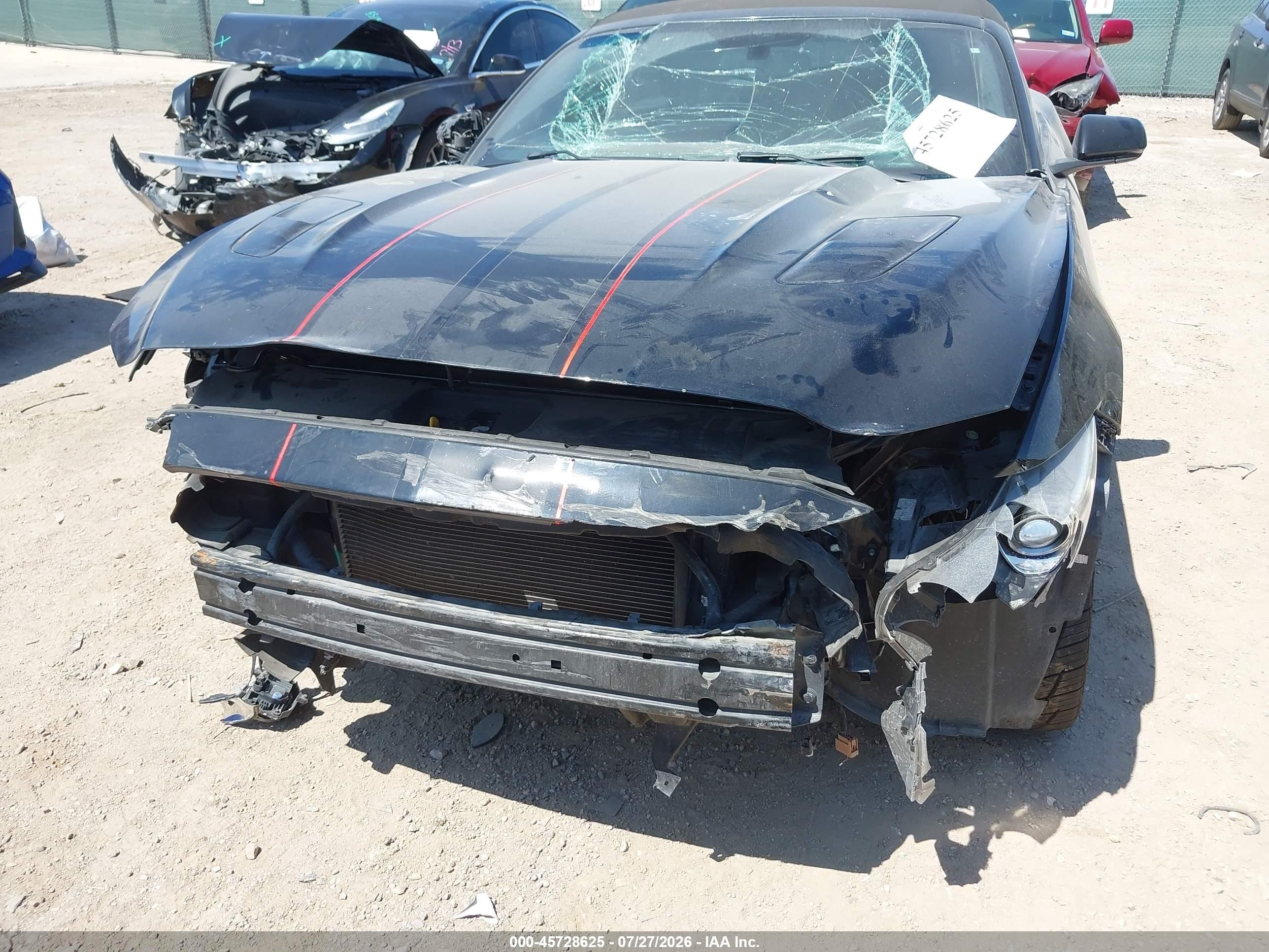 2015 Ford Mustang Gt Premium Черный vin: 1FATP8FF9F5413104