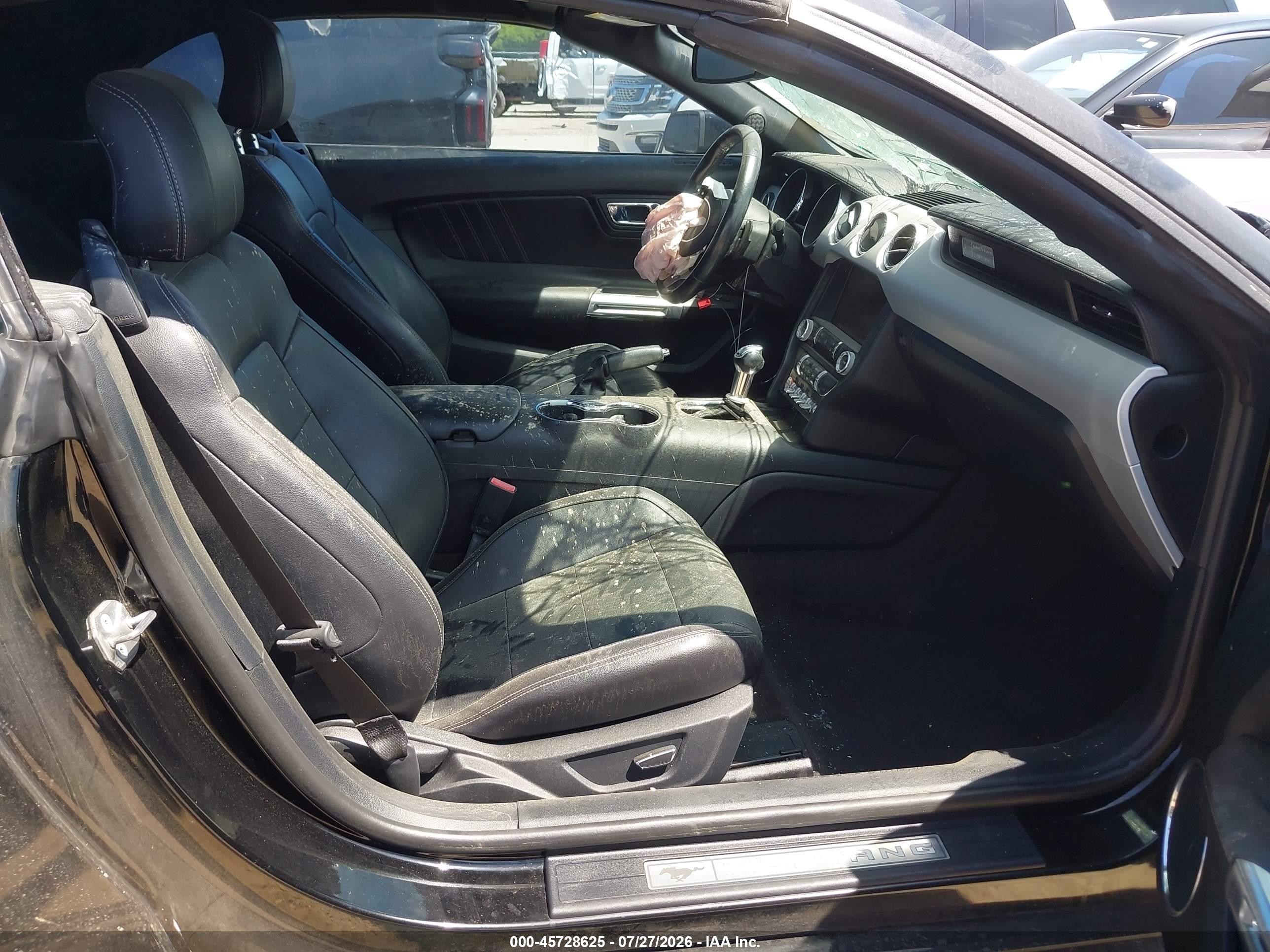 2015 Ford Mustang Gt Premium Черный vin: 1FATP8FF9F5413104