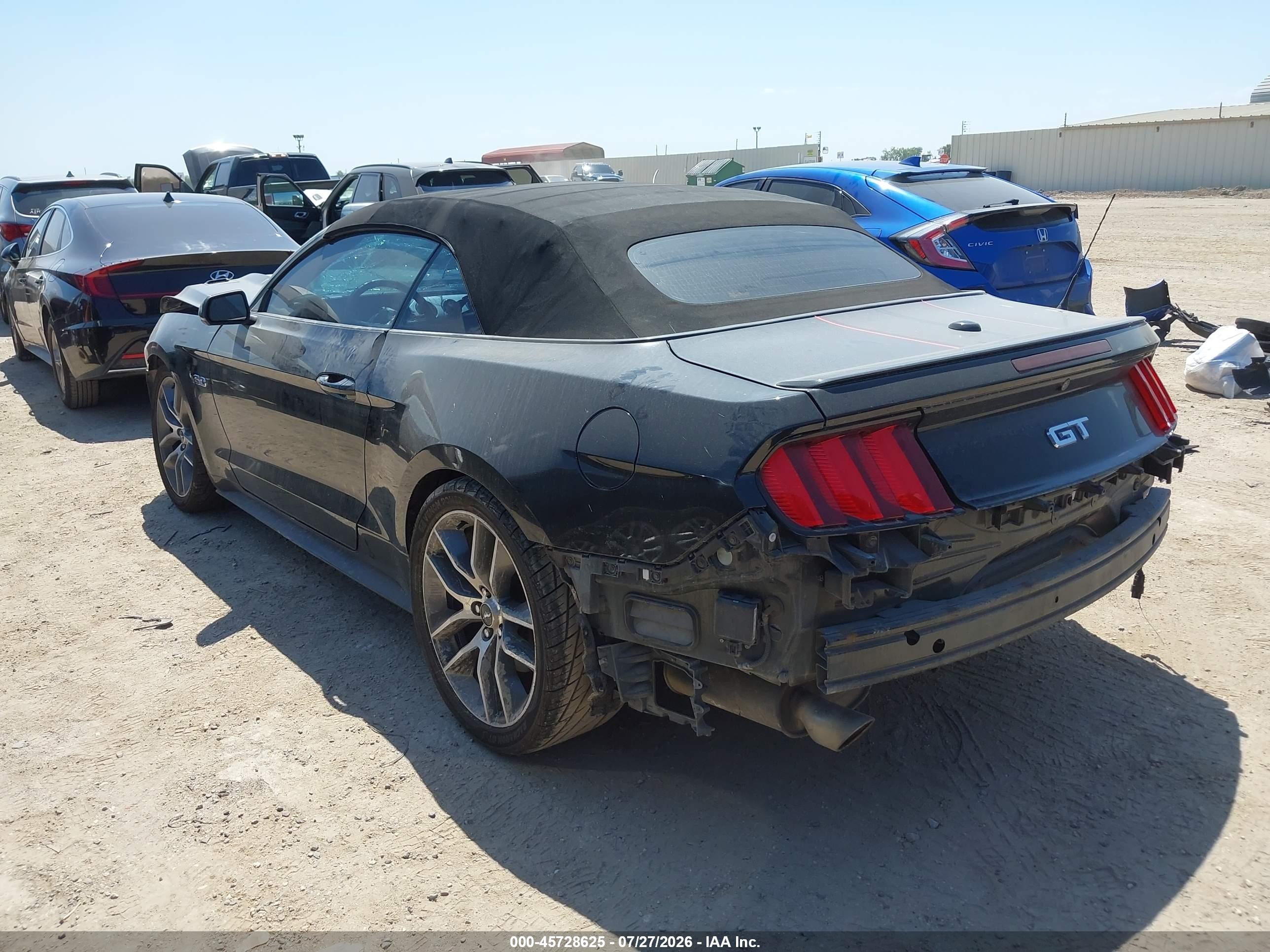 2015 Ford Mustang Gt Premium Черный vin: 1FATP8FF9F5413104