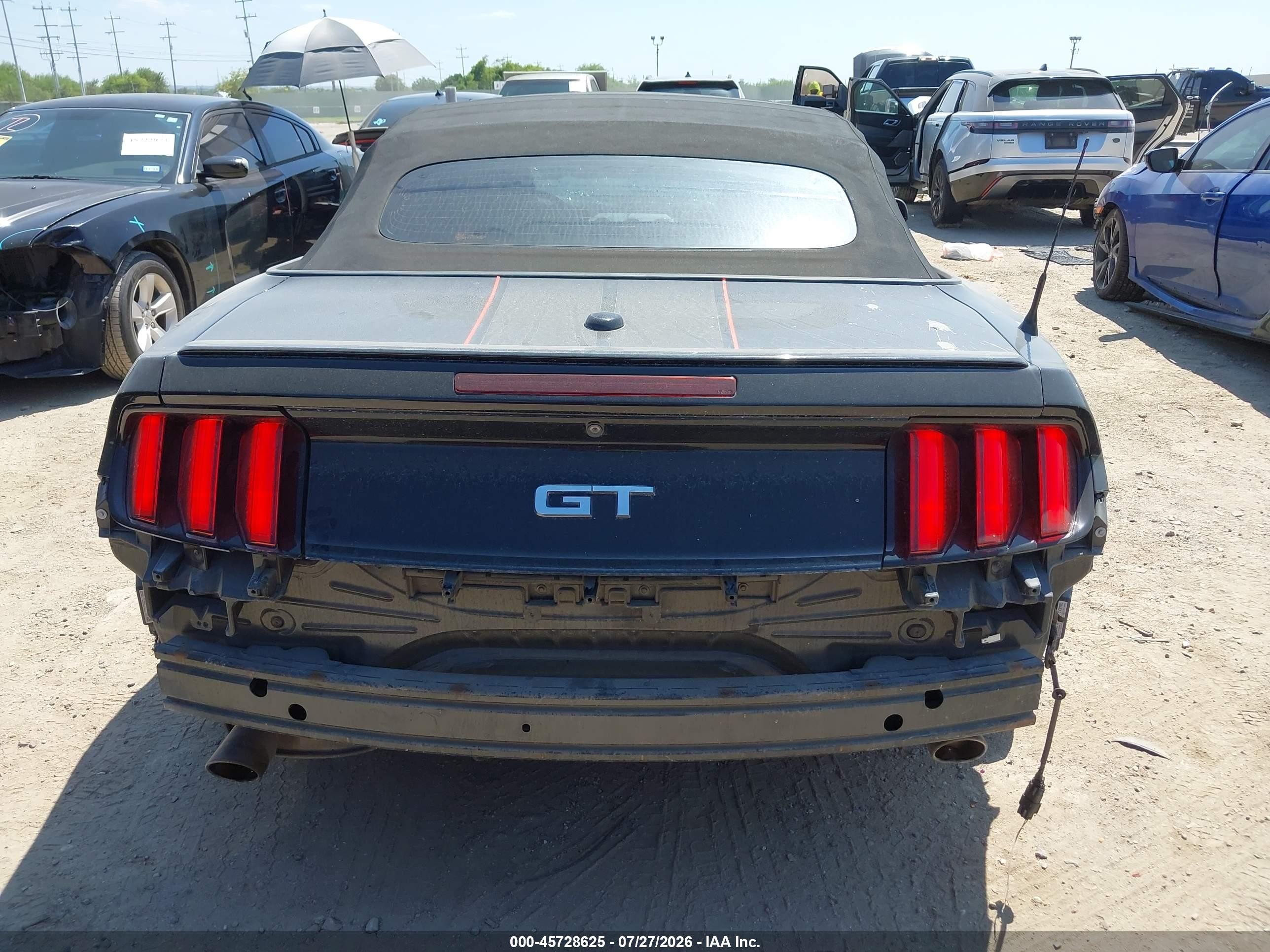 2015 Ford Mustang Gt Premium Черный vin: 1FATP8FF9F5413104