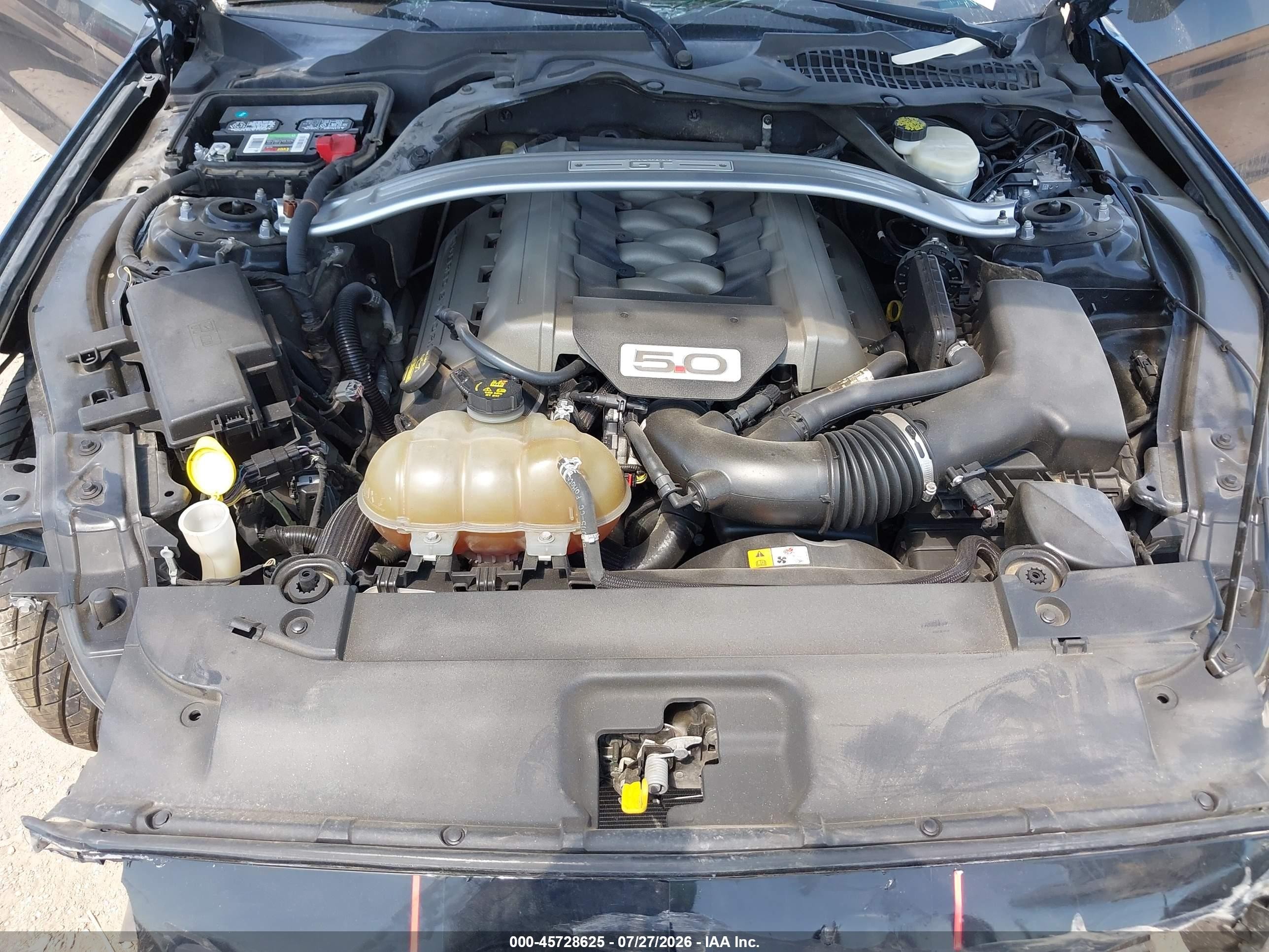 2015 Ford Mustang Gt Premium Черный vin: 1FATP8FF9F5413104