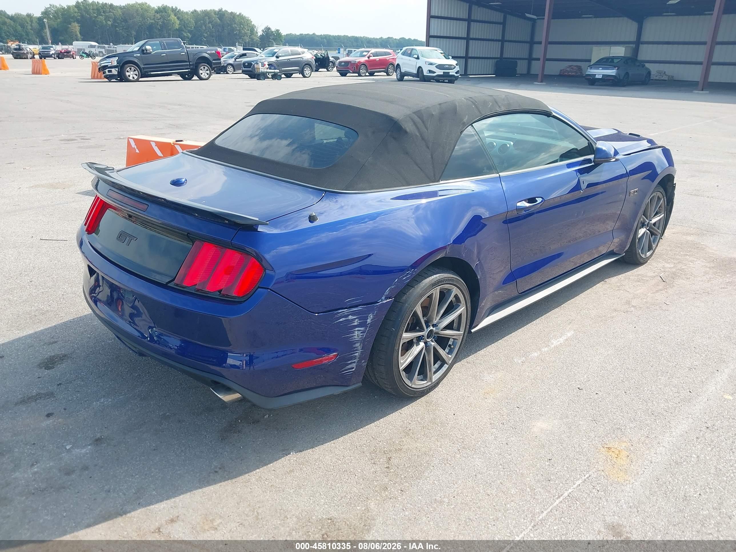 2015 Ford Mustang Gt Premium Blue vin: 1FATP8FFXF5323802