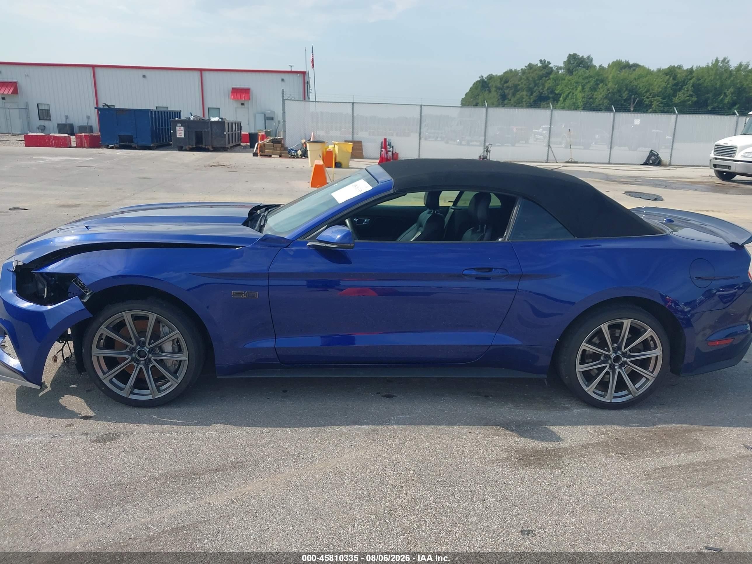 2015 Ford Mustang Gt Premium Blue vin: 1FATP8FFXF5323802