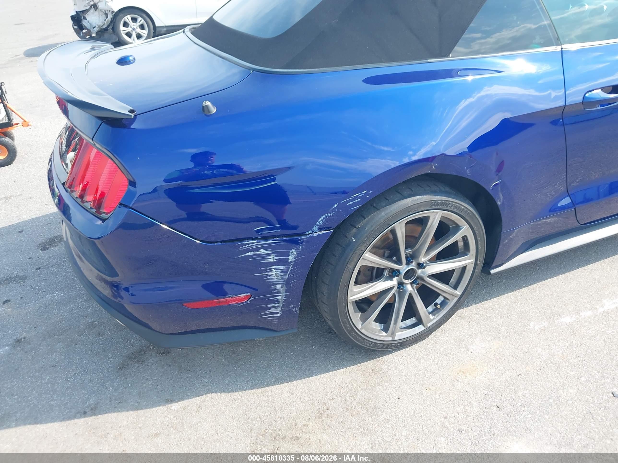 2015 Ford Mustang Gt Premium Blue vin: 1FATP8FFXF5323802