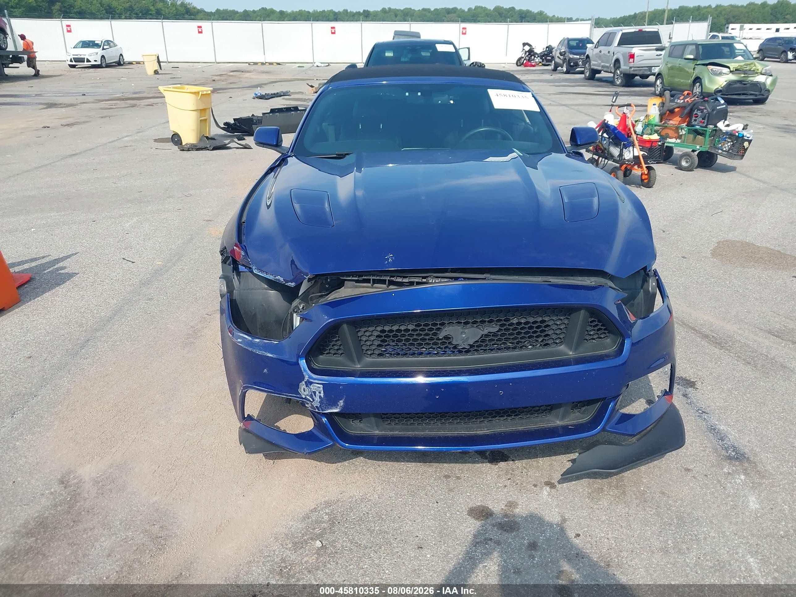 2015 Ford Mustang Gt Premium Blue vin: 1FATP8FFXF5323802