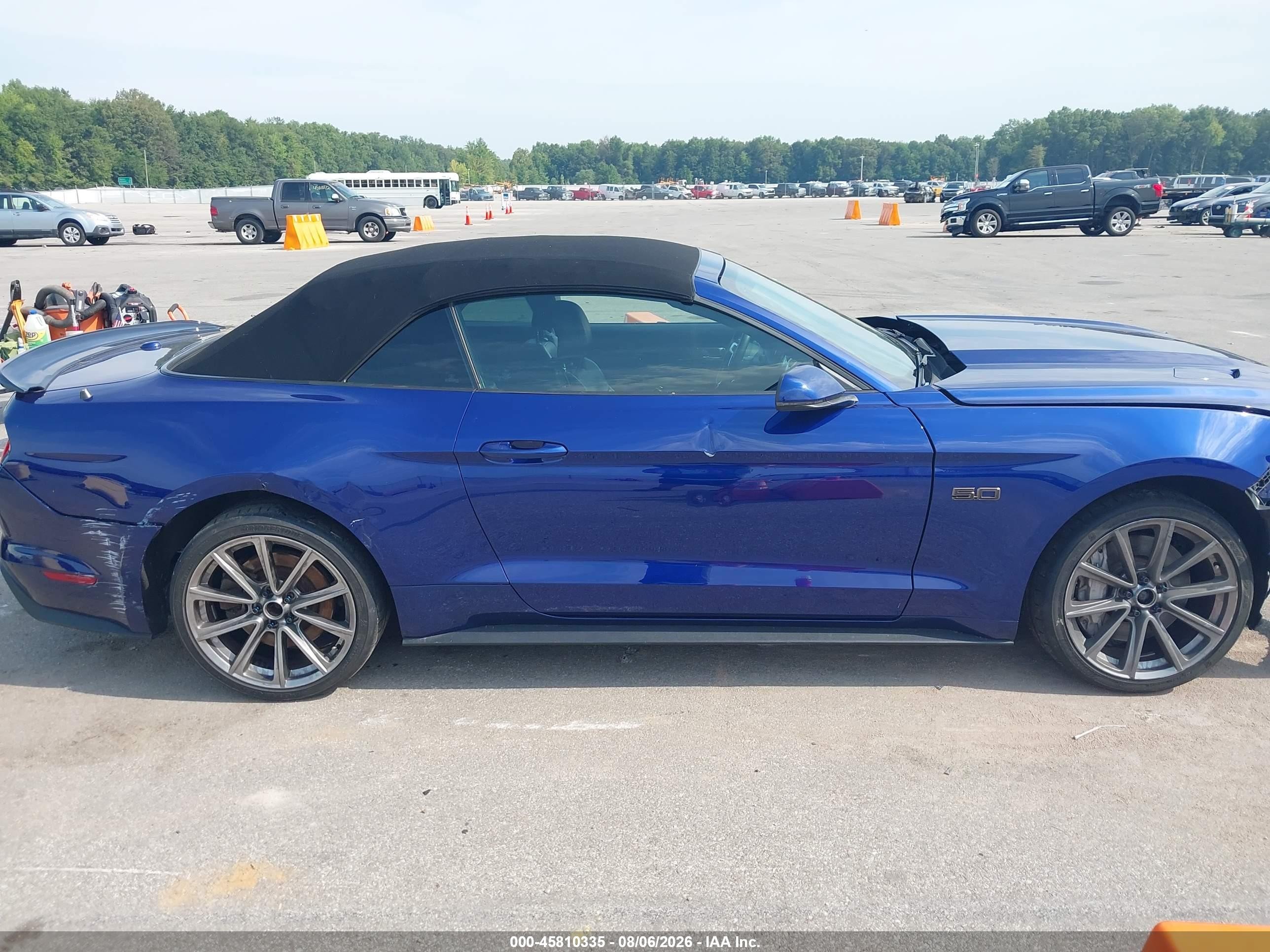 2015 Ford Mustang Gt Premium Blue vin: 1FATP8FFXF5323802