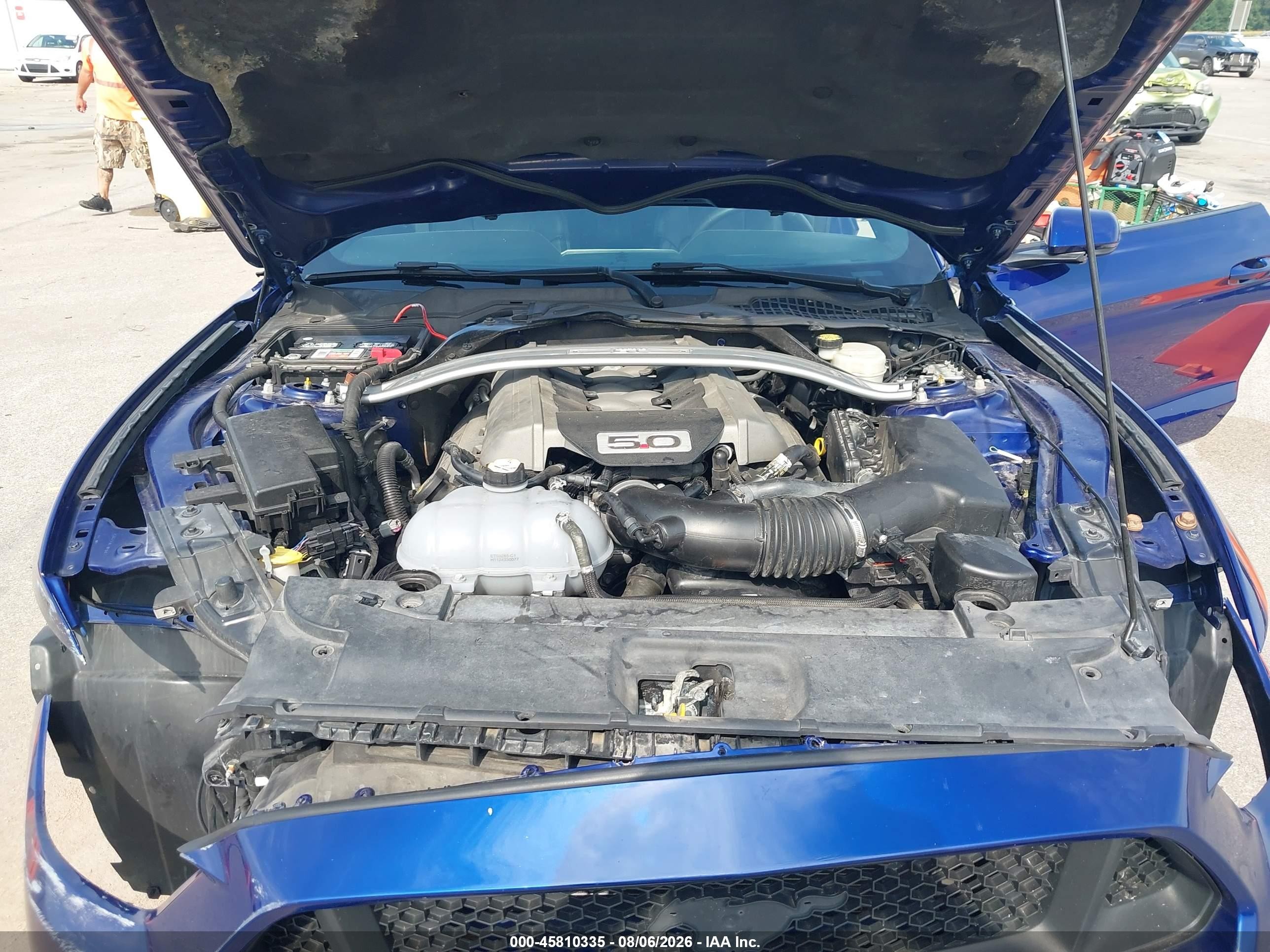 2015 Ford Mustang Gt Premium Blue vin: 1FATP8FFXF5323802