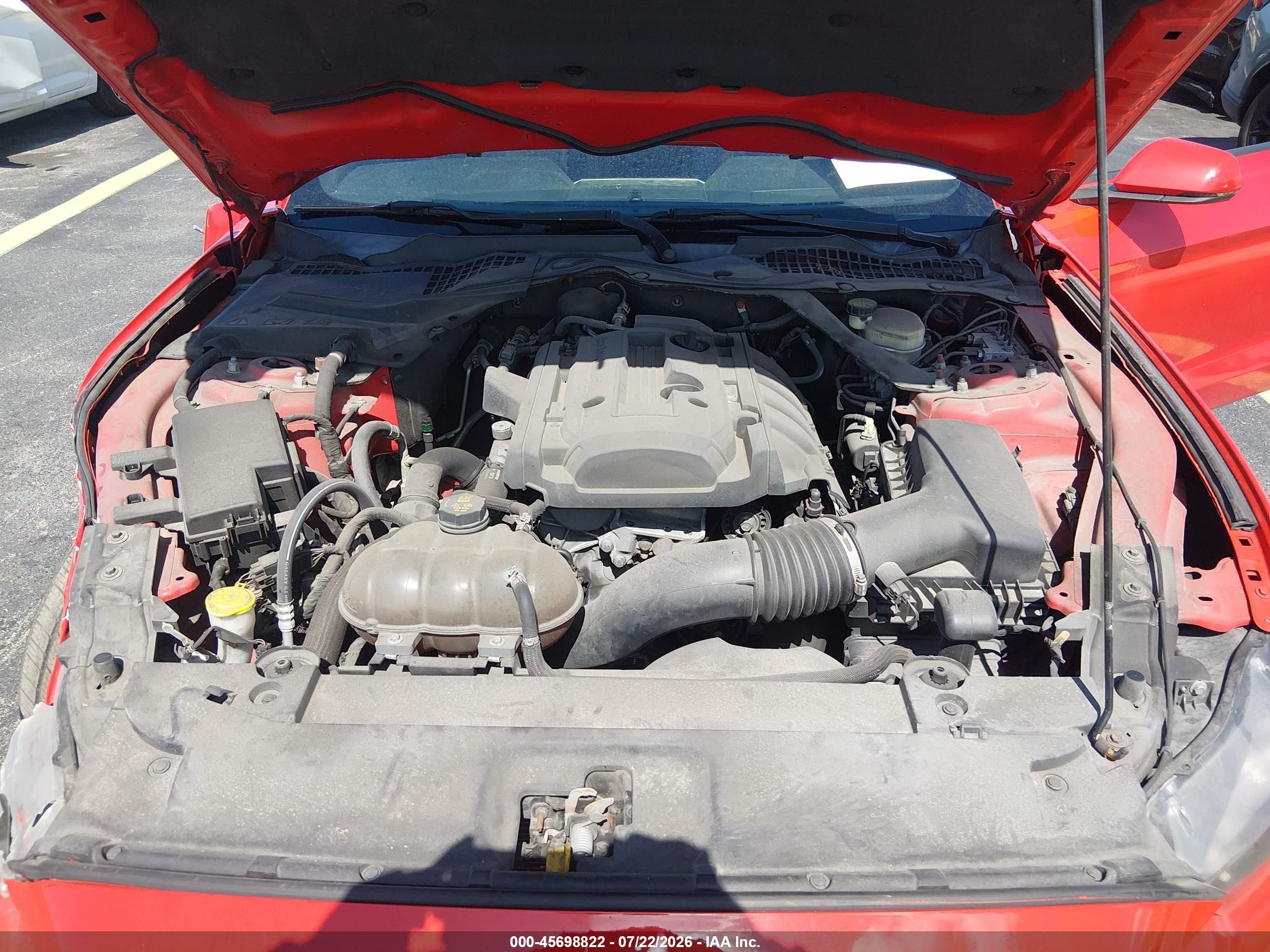2015 Ford Mustang Ecoboost Premium Красный vin: 1FATP8UH0F5382961