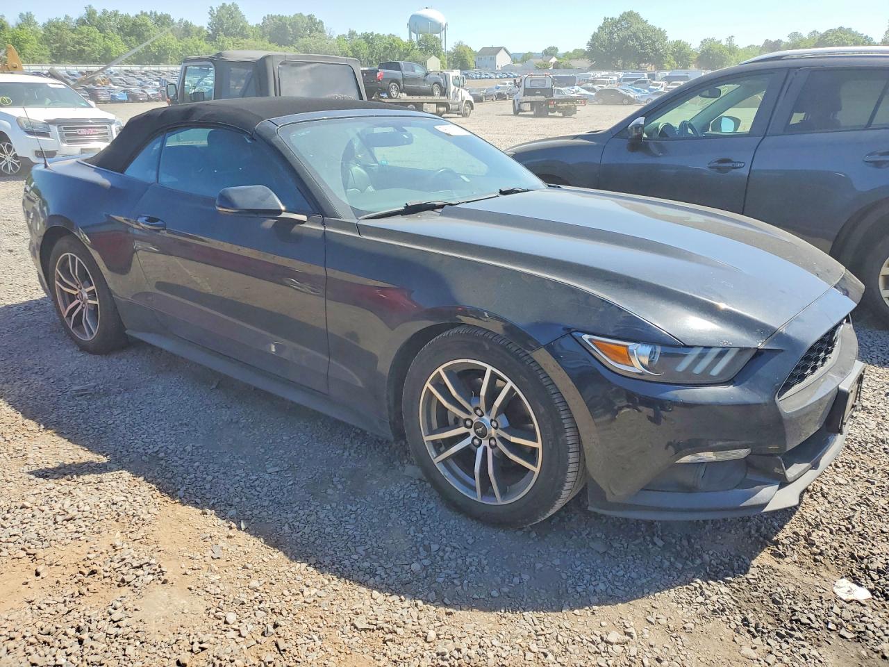 2015 Ford Mustang Black vin: 1FATP8UH1F5396898