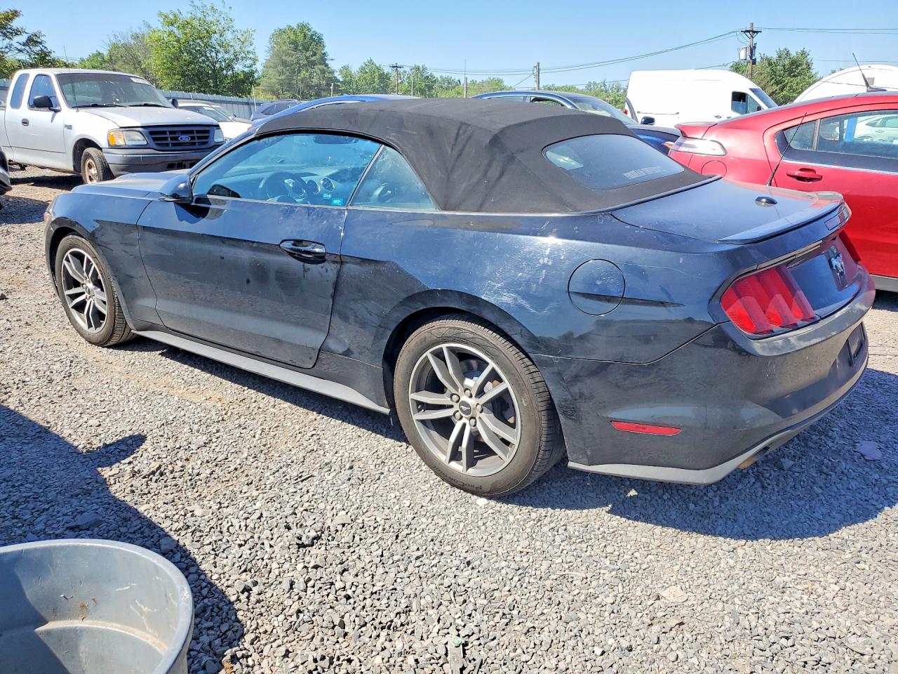 2015 Ford Mustang Black vin: 1FATP8UH1F5396898