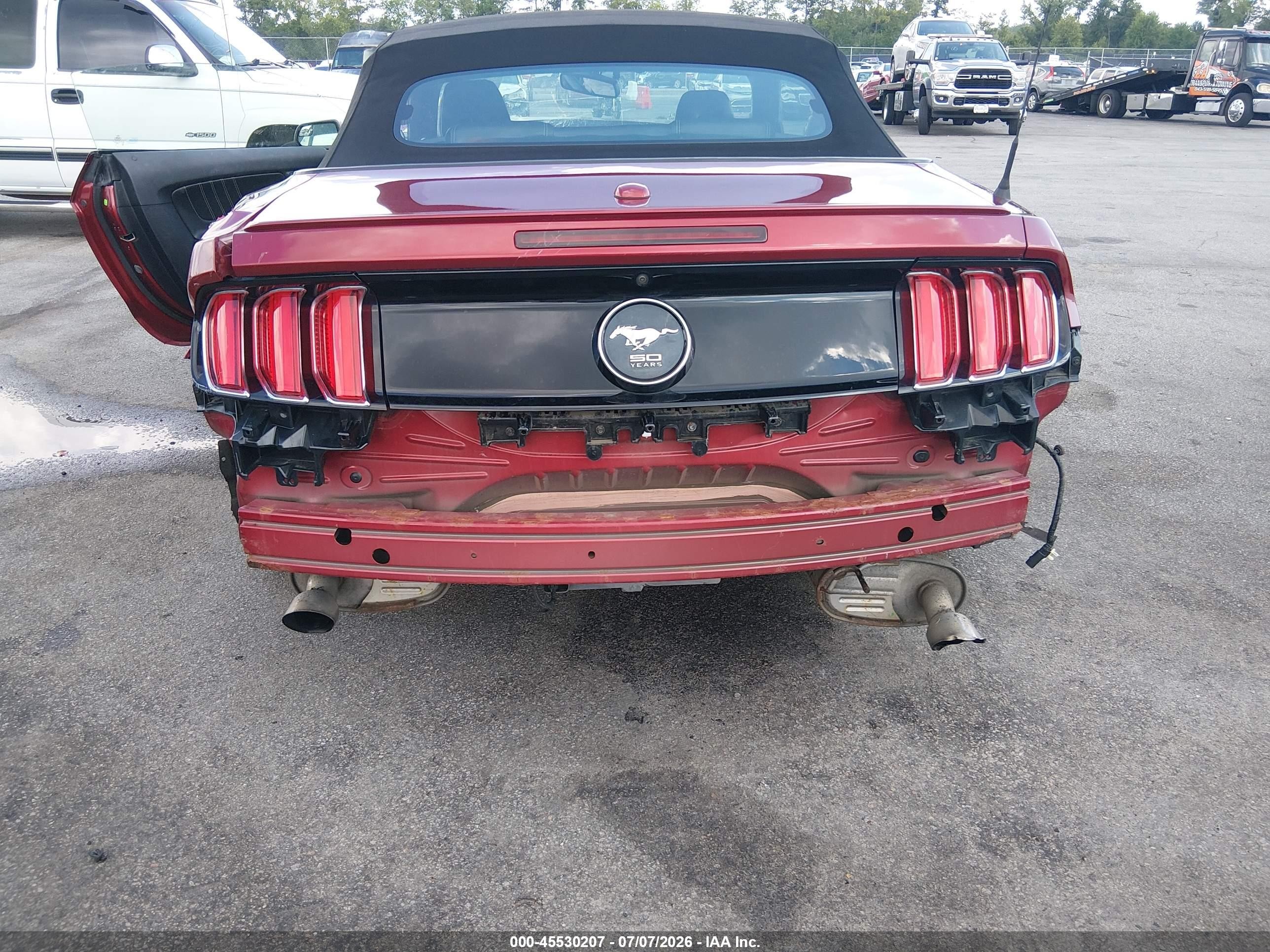 2015 Ford Mustang Ecoboost Premium Red vin: 1FATP8UH2F5328481