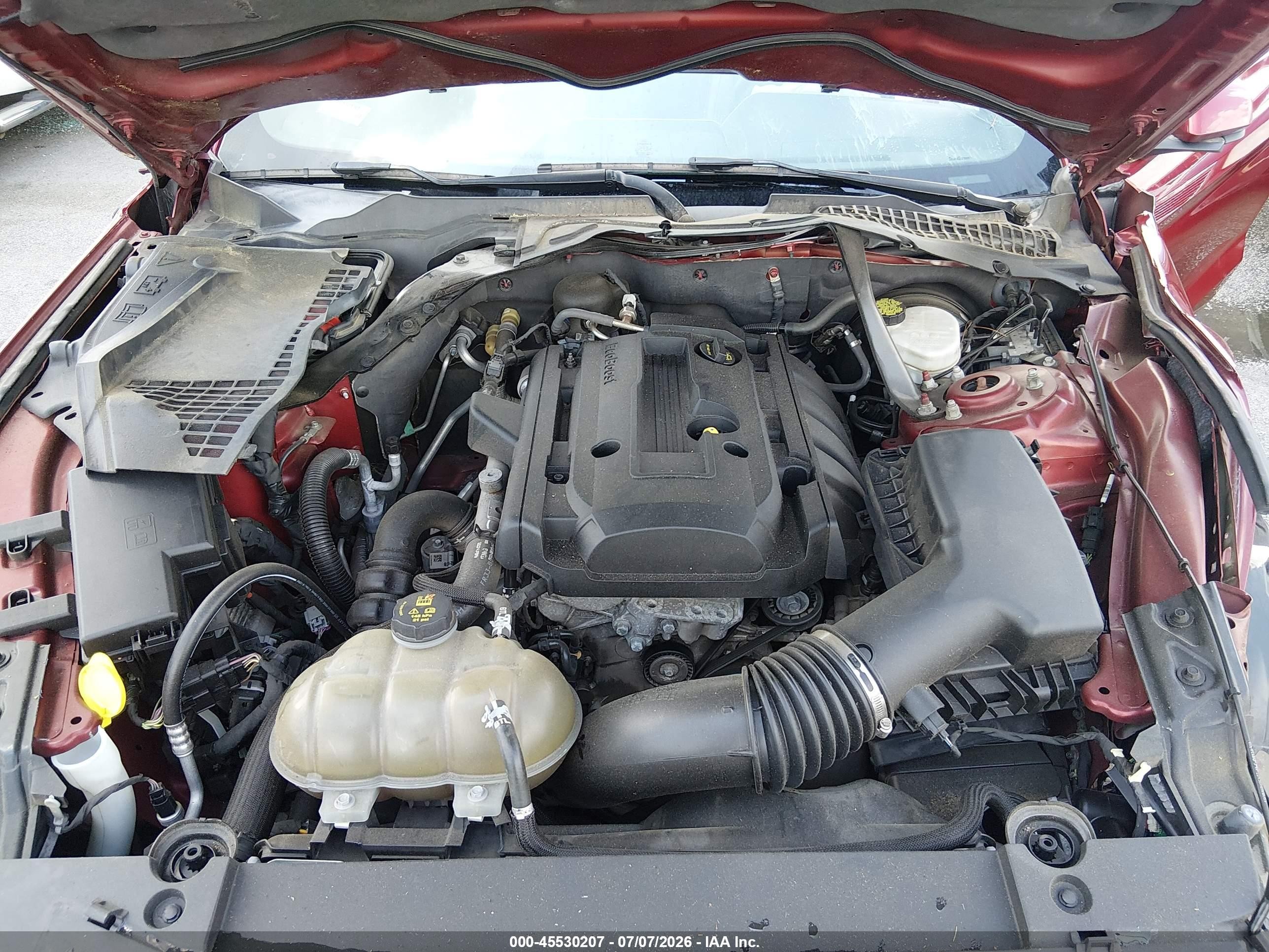 2015 Ford Mustang Ecoboost Premium Red vin: 1FATP8UH2F5328481