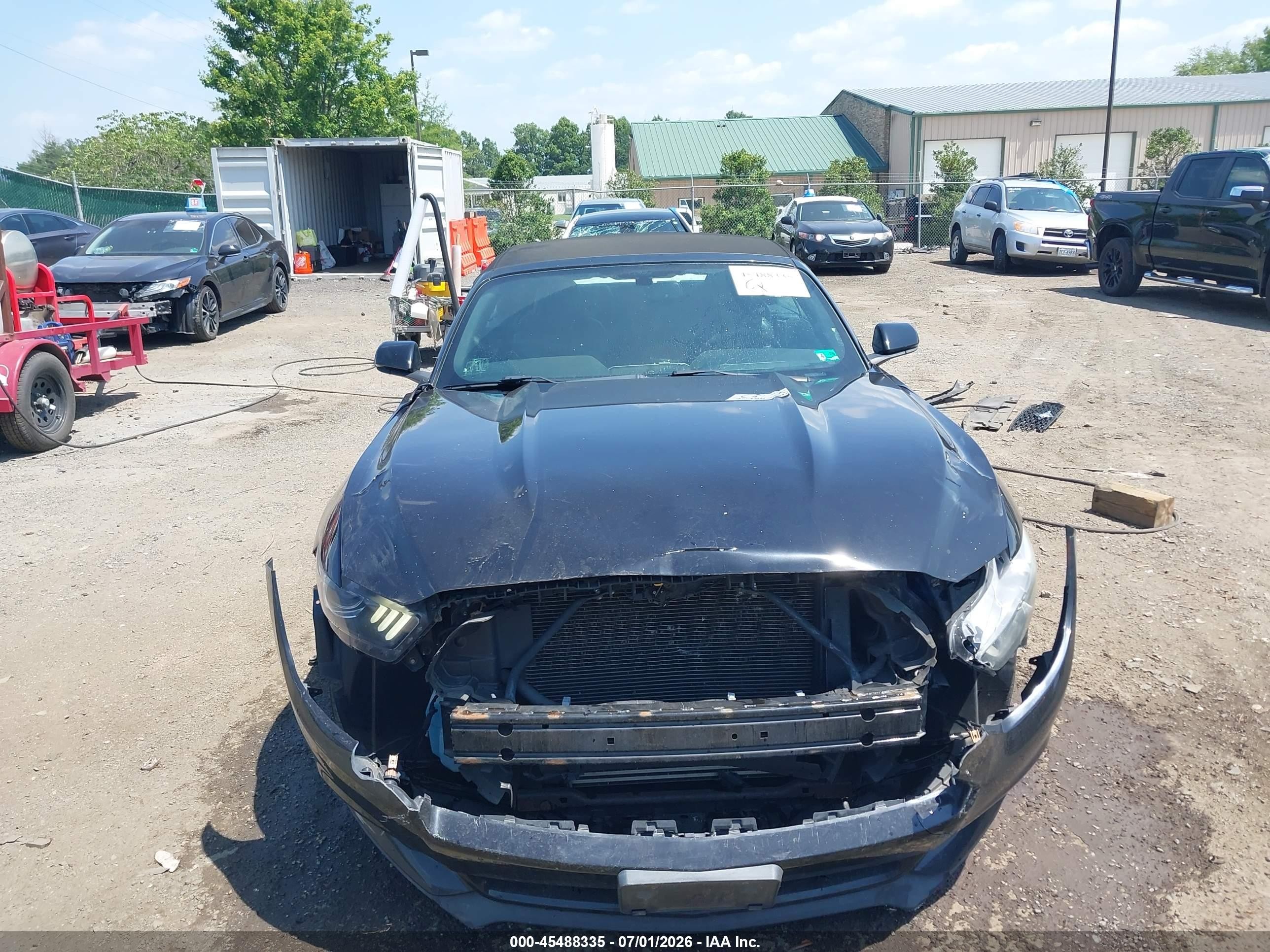 2015 Ford Mustang Ecoboost Premium Black vin: 1FATP8UH2F5364381