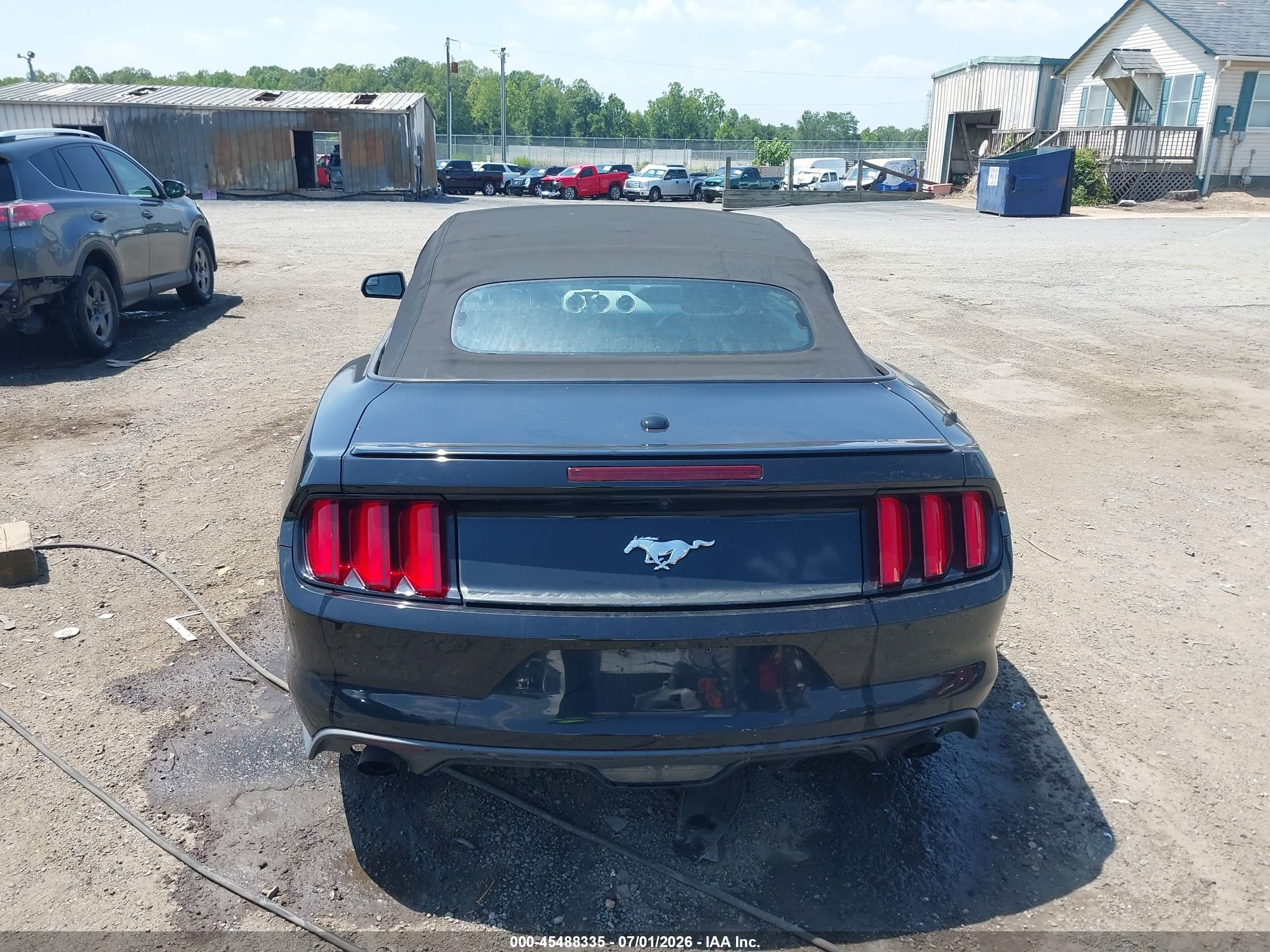 2015 Ford Mustang Ecoboost Premium Black vin: 1FATP8UH2F5364381
