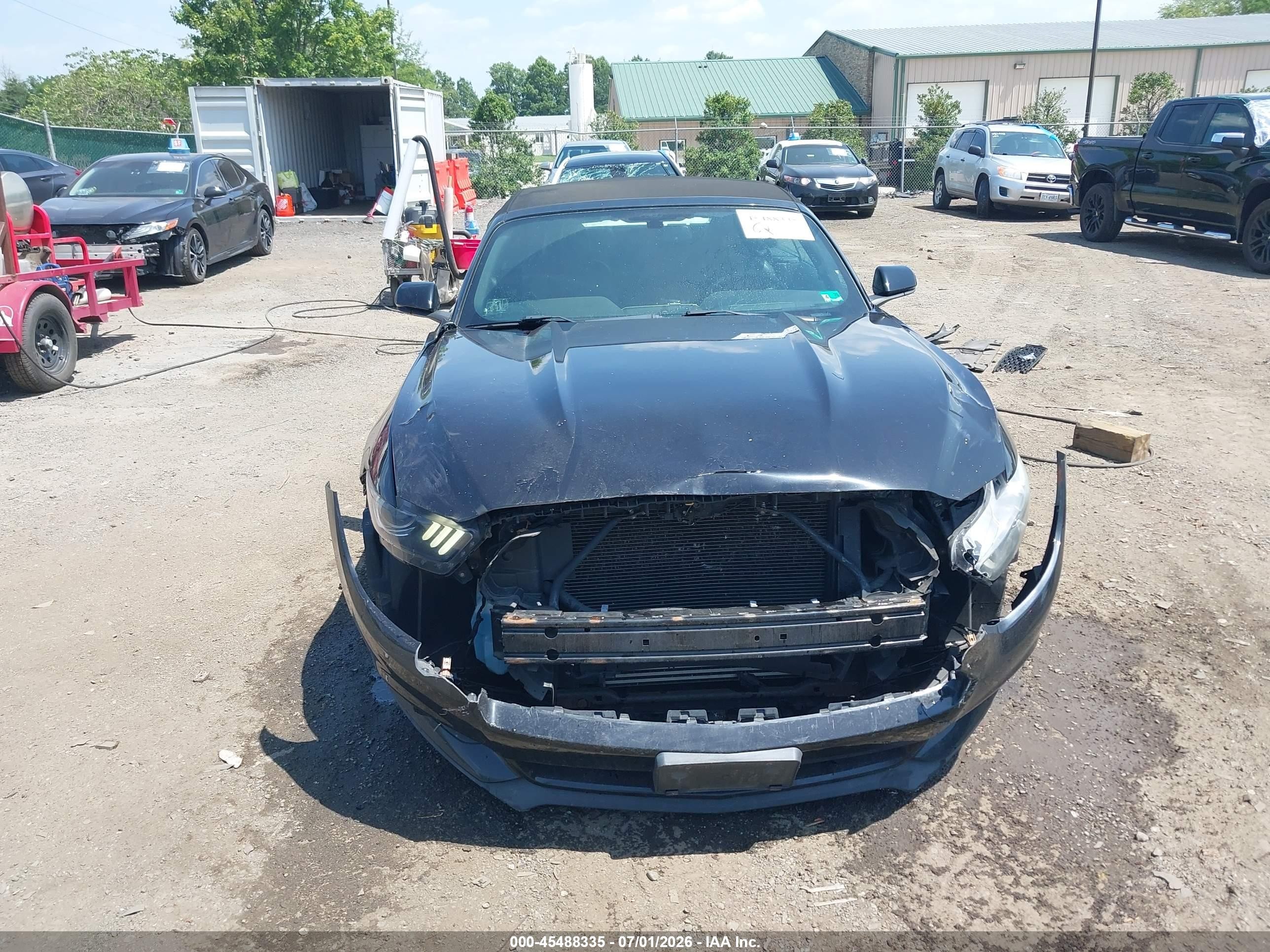 2015 Ford Mustang Ecoboost Premium Black vin: 1FATP8UH2F5364381