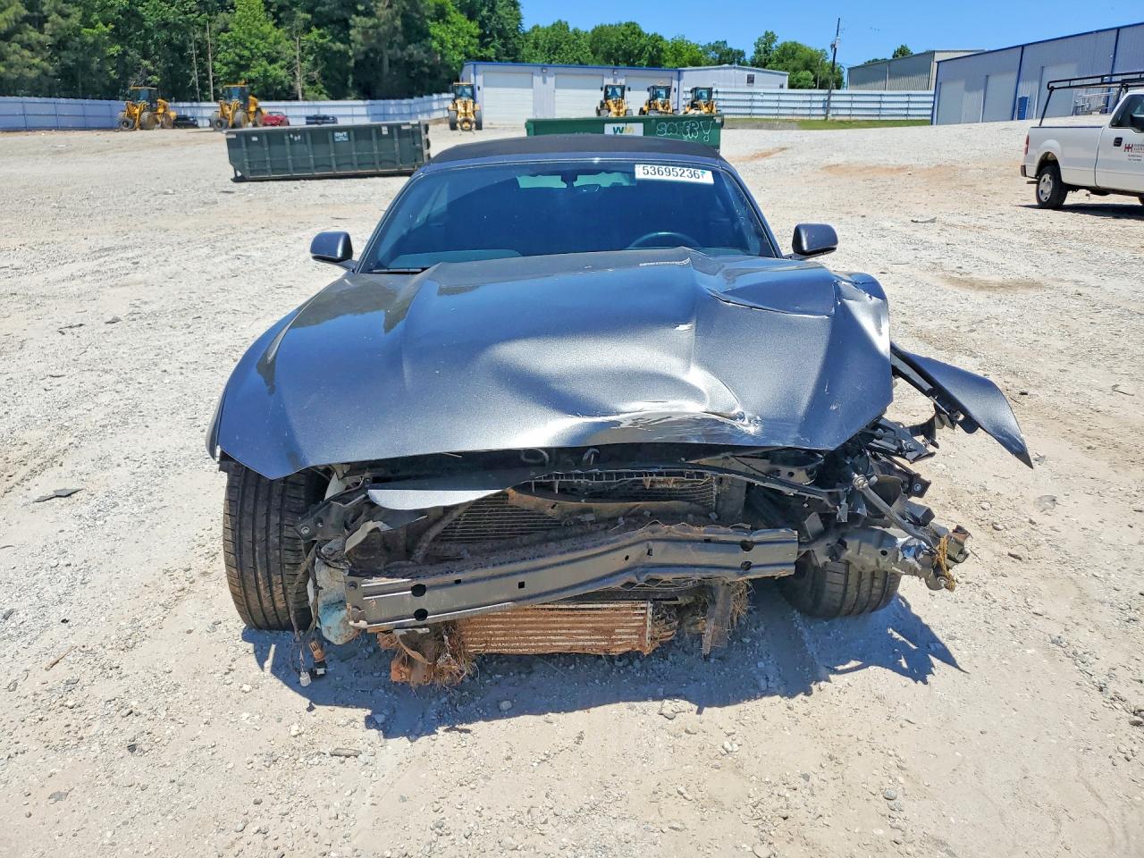 2015 Ford Mustang Серый vin: 1FATP8UH2F5365613