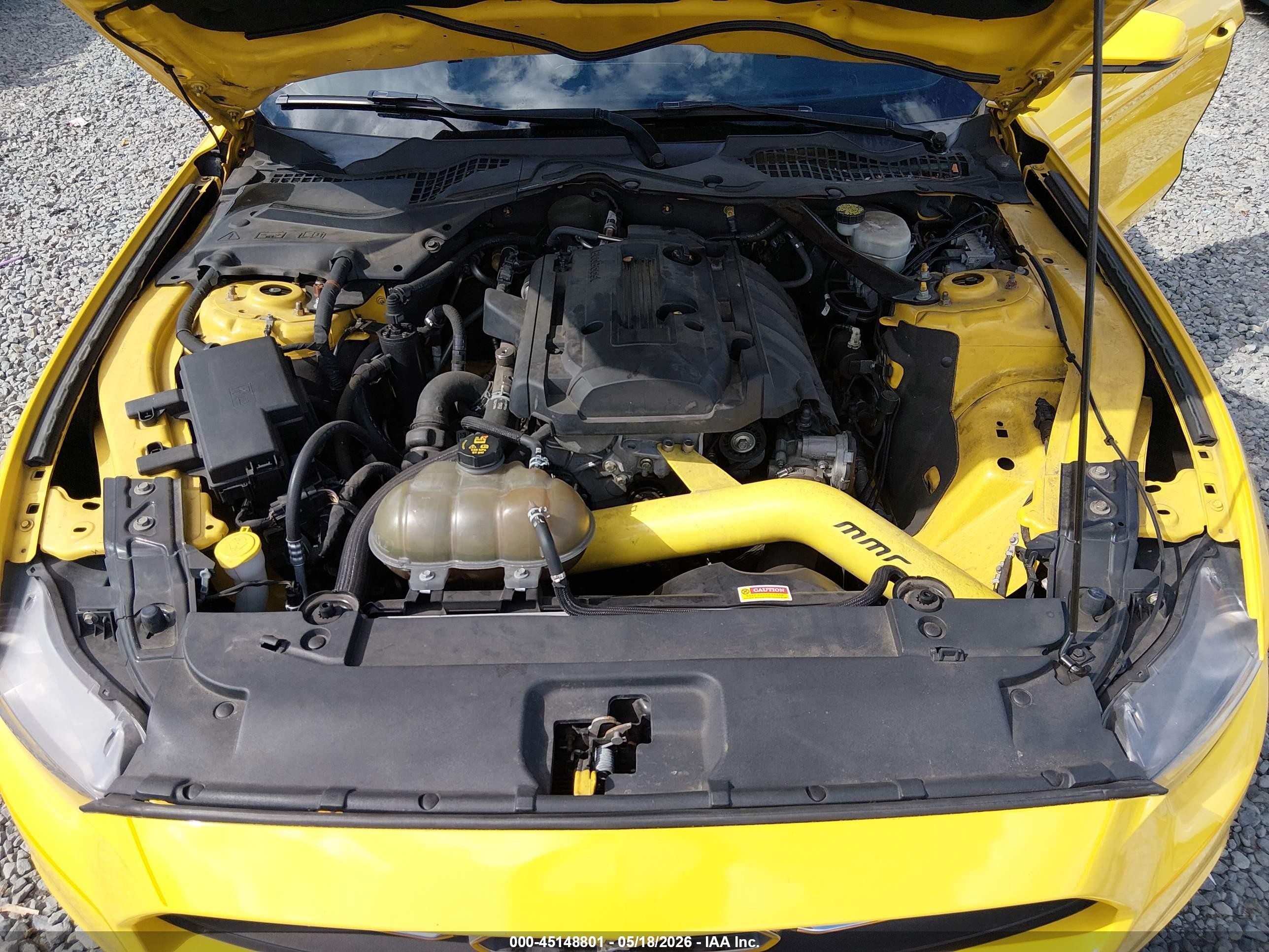 2015 Ford Mustang Ecoboost Premium Желтый vin: 1FATP8UH2F5399471