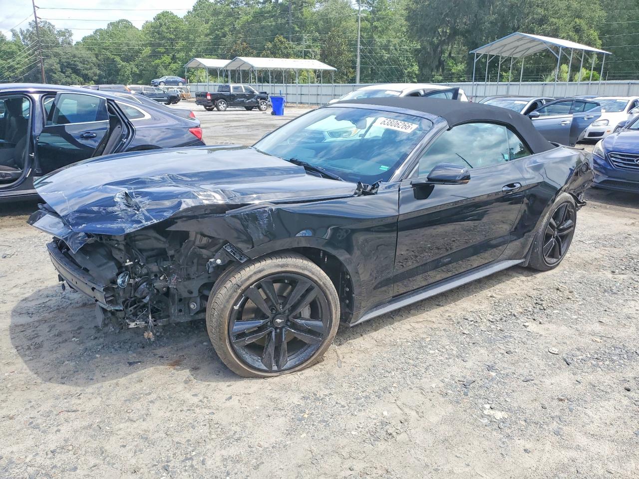 2015 Ford Mustang Черный vin: 1FATP8UH2F5402269