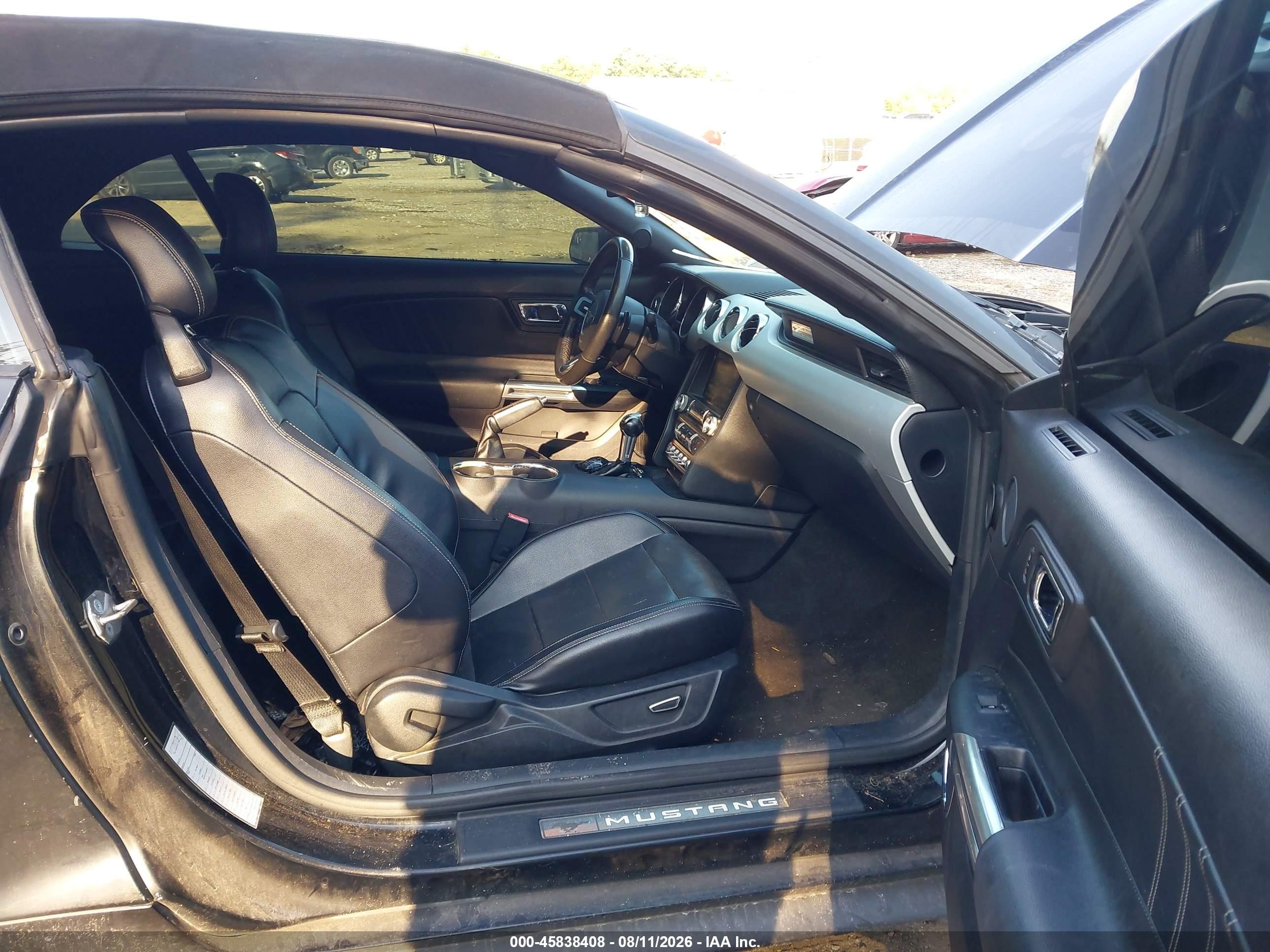 2015 Ford Mustang Ecoboost Premium Black vin: 1FATP8UH3F5343572