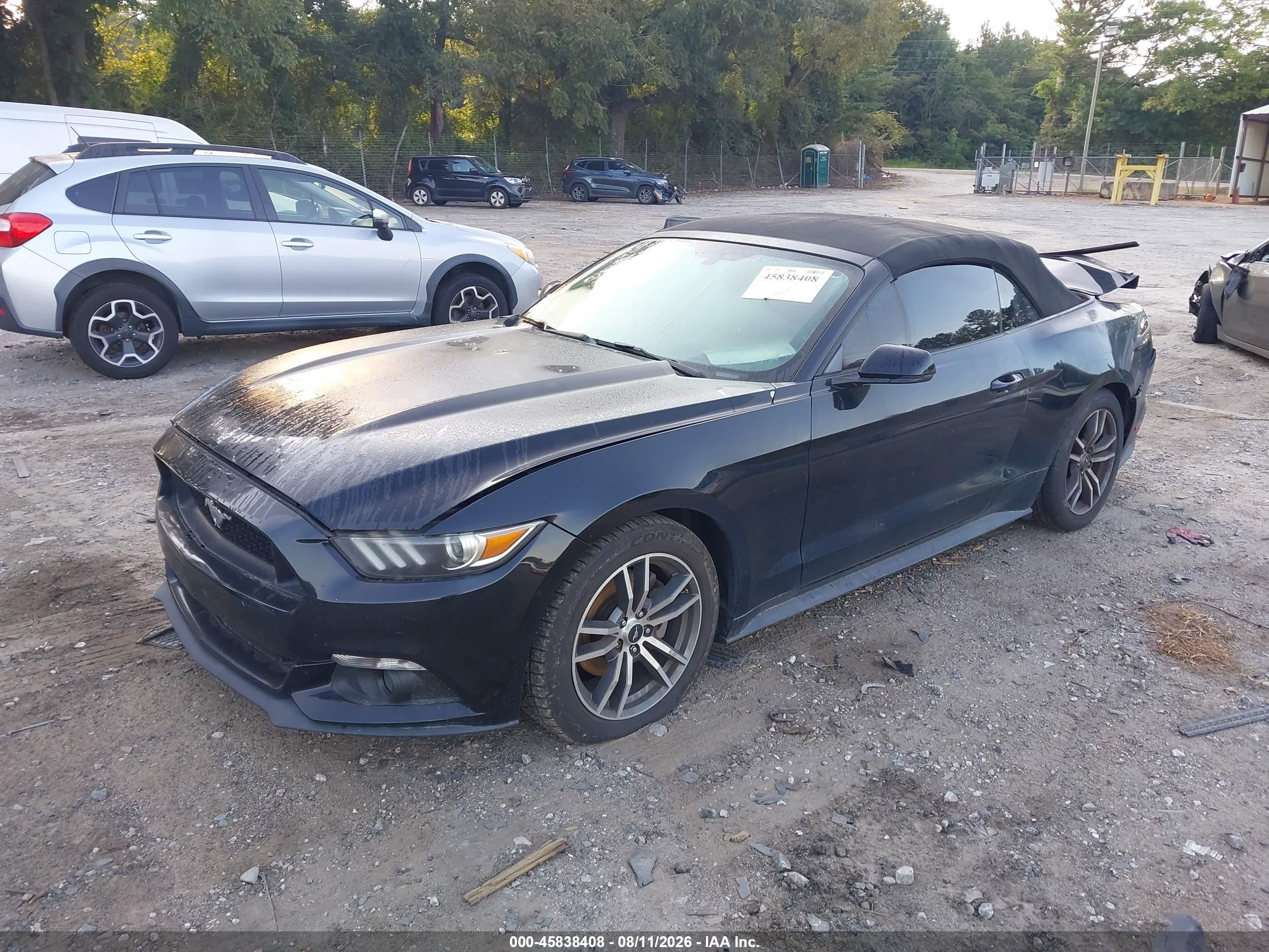 2015 Ford Mustang Ecoboost Premium Black vin: 1FATP8UH3F5343572