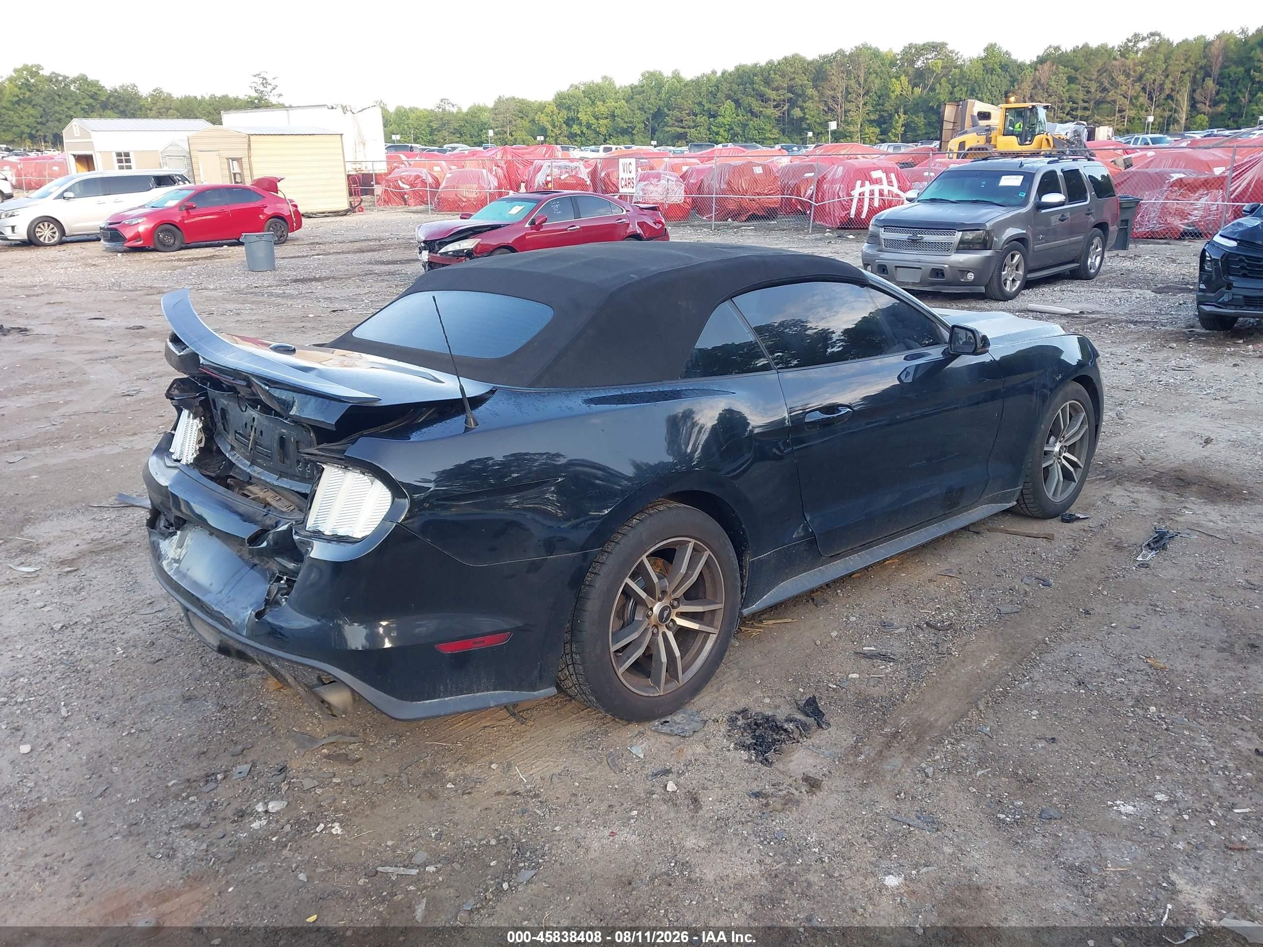 2015 Ford Mustang Ecoboost Premium Black vin: 1FATP8UH3F5343572